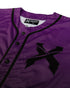 Headbanger Baseball Jersey (Purple/Black Gradient)