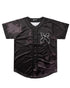 Headbanger Tie Dye Baseball Jersey (Black)