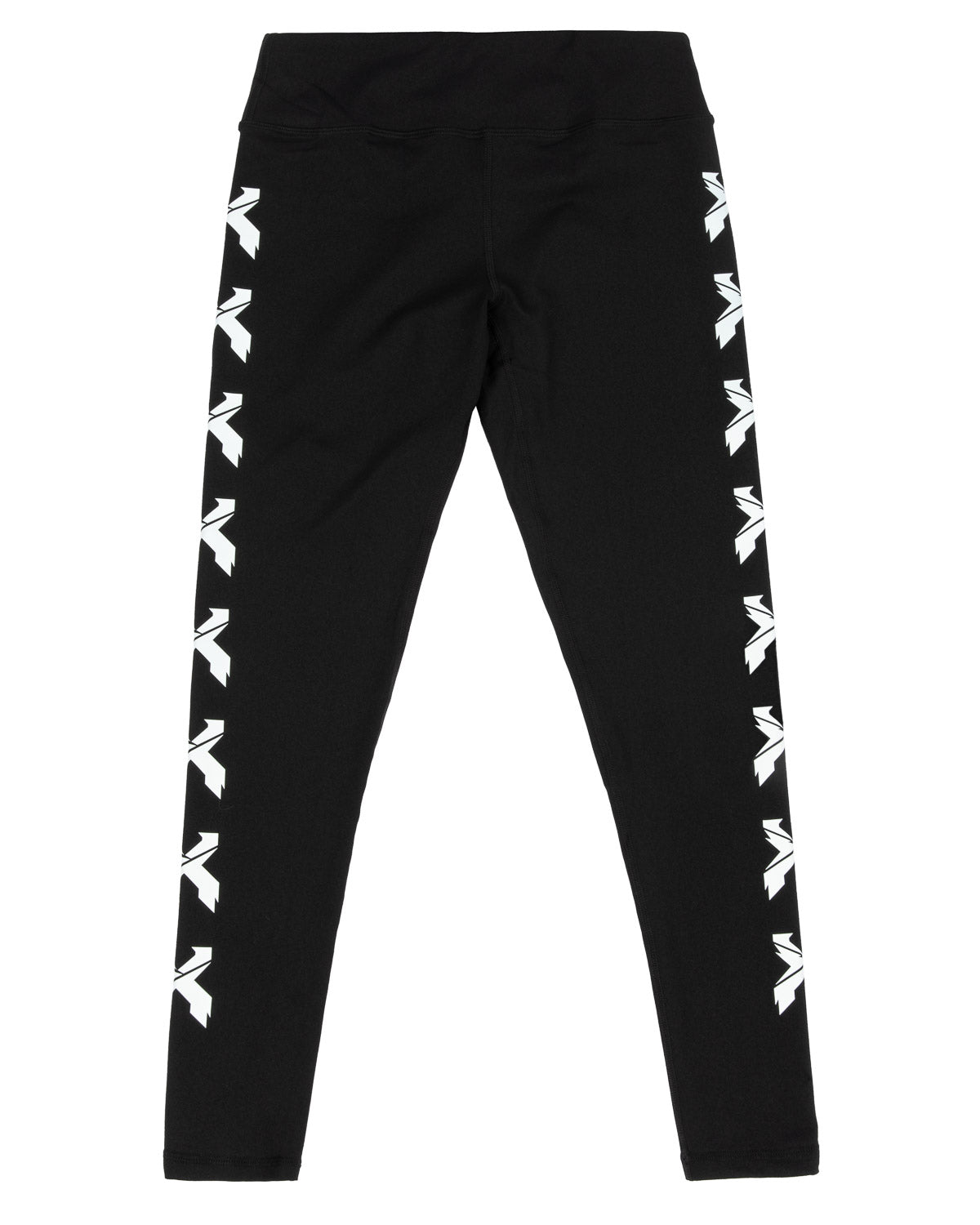 'Sliced' Logo Leggings - Black/White