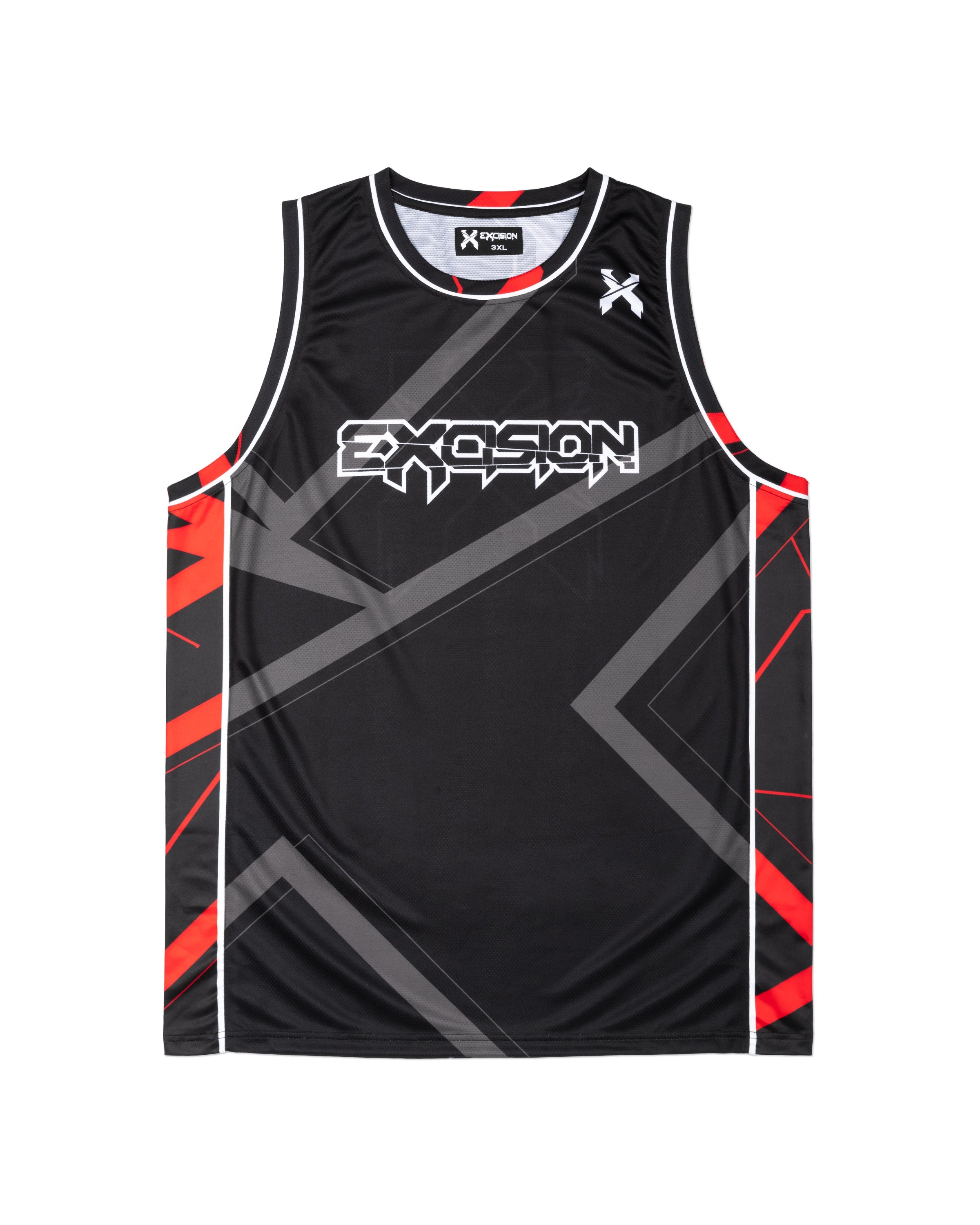 Excision Red Basketball Jersey