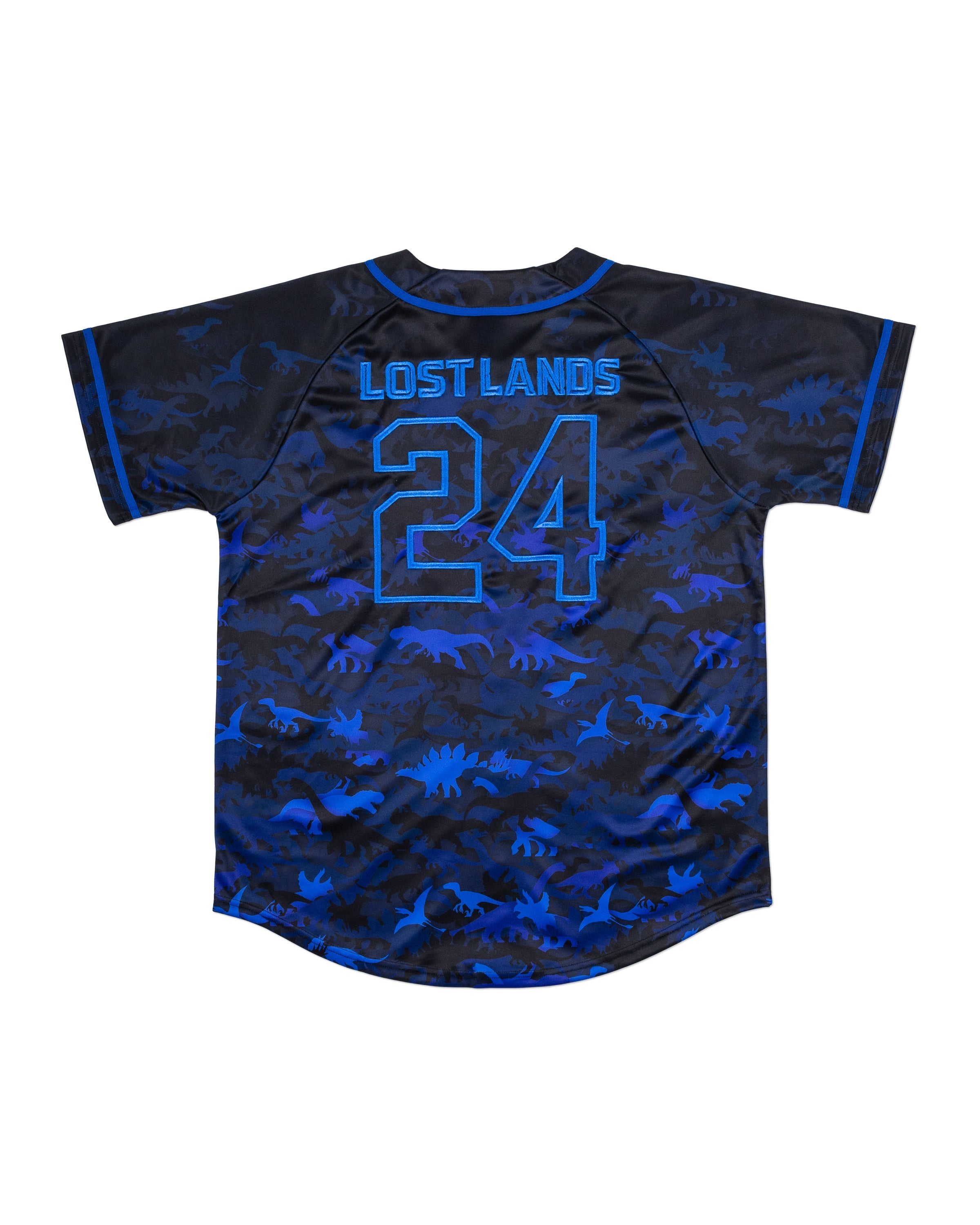 Lost Lands Blue Dino Baseball Jersey