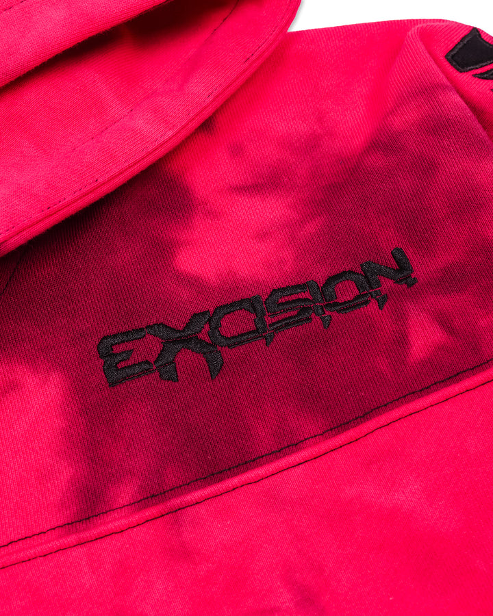 Pink Tie Dye Lacer Hoodie - Excision