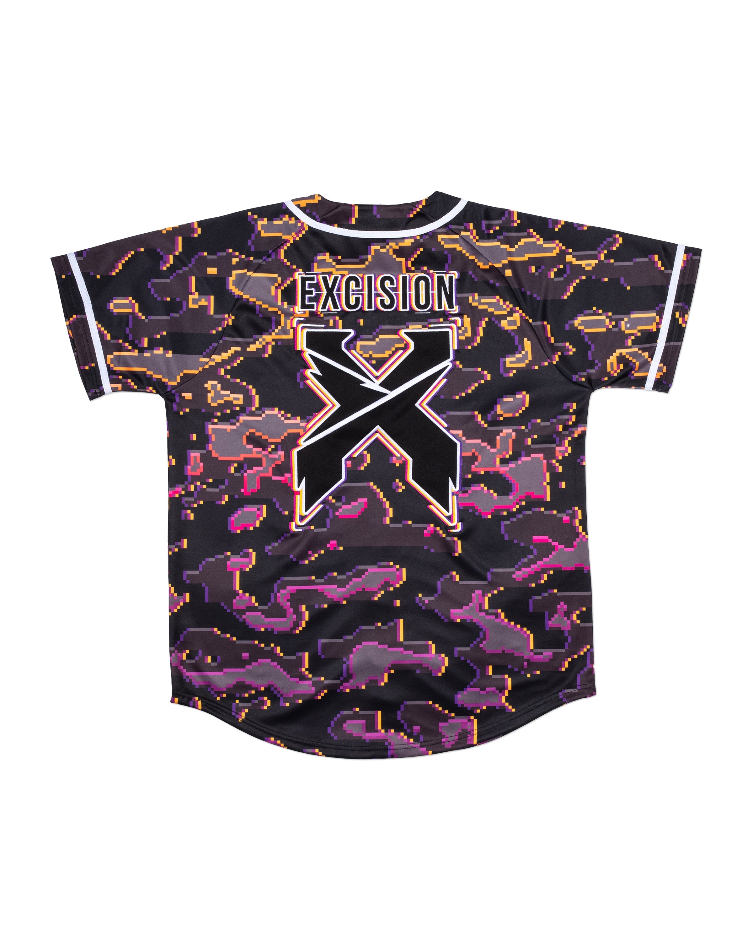 Excision Pink Camo Baseball Jersey