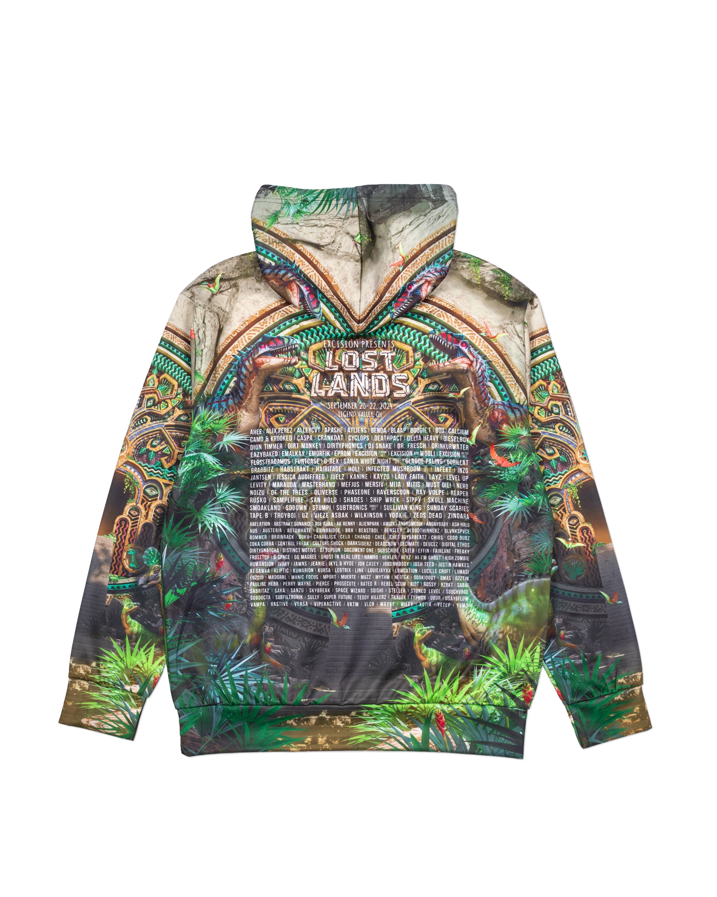 Lost Lands 2024 Sublimated Lineup Hoodie