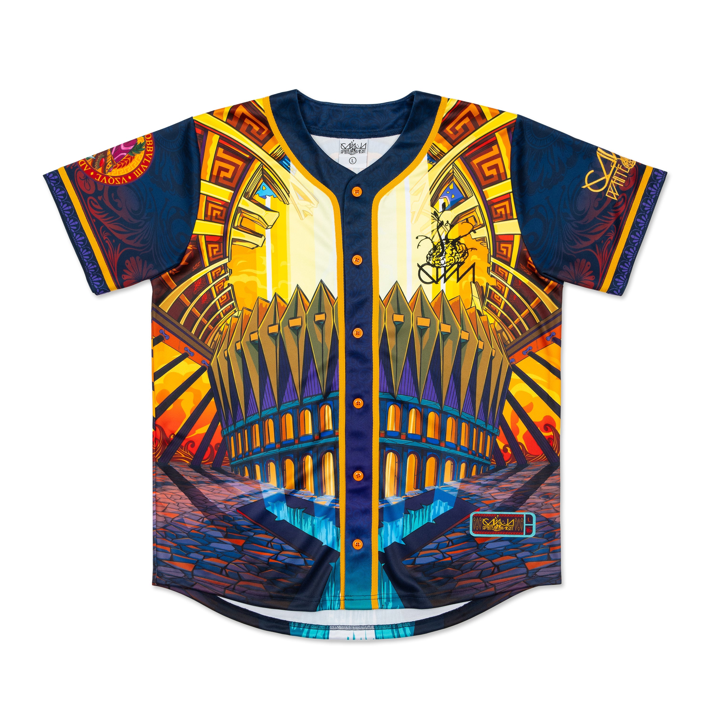 Wobble Coliseum III Baseball Jersey