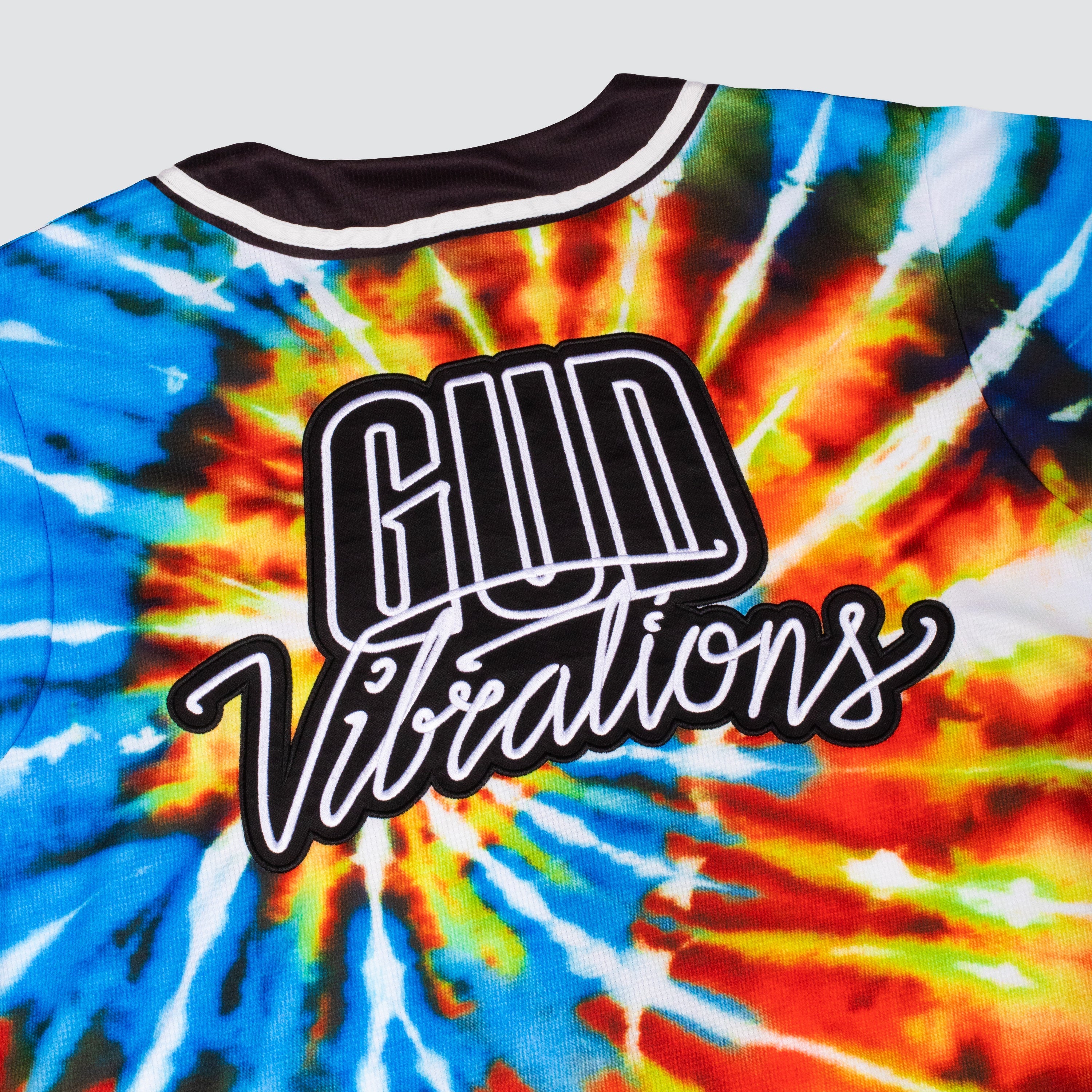 GUD VIBRATIONS TIE-DYE JERSEY - Slander Merchandise