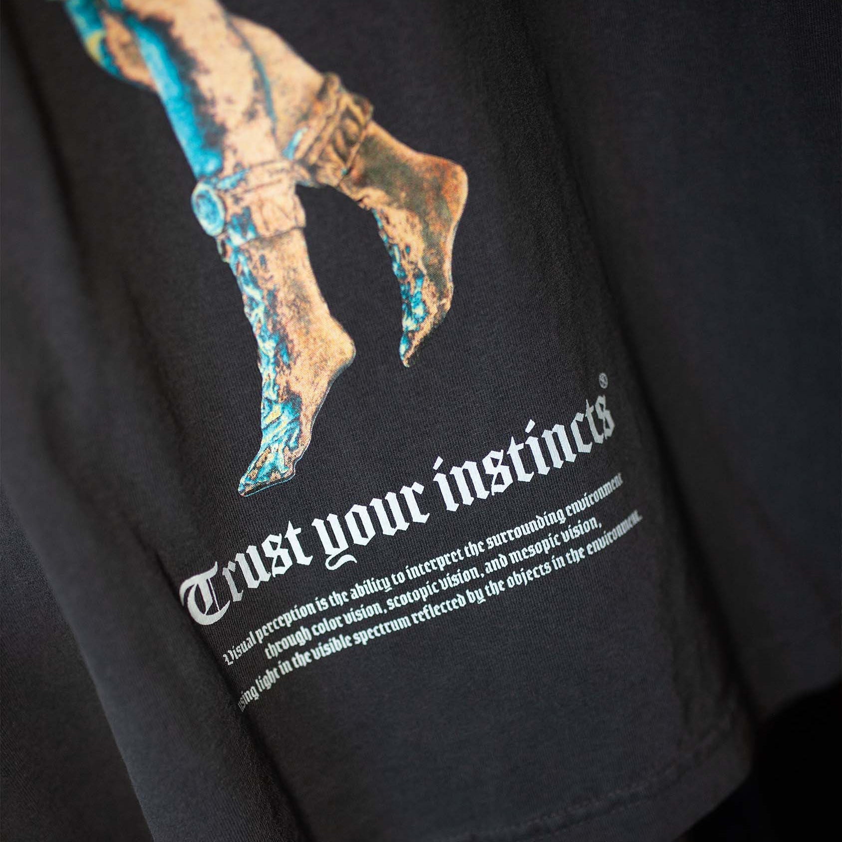 Fragmented Statue [Vision] Sleeveless Tee / Vintage Black