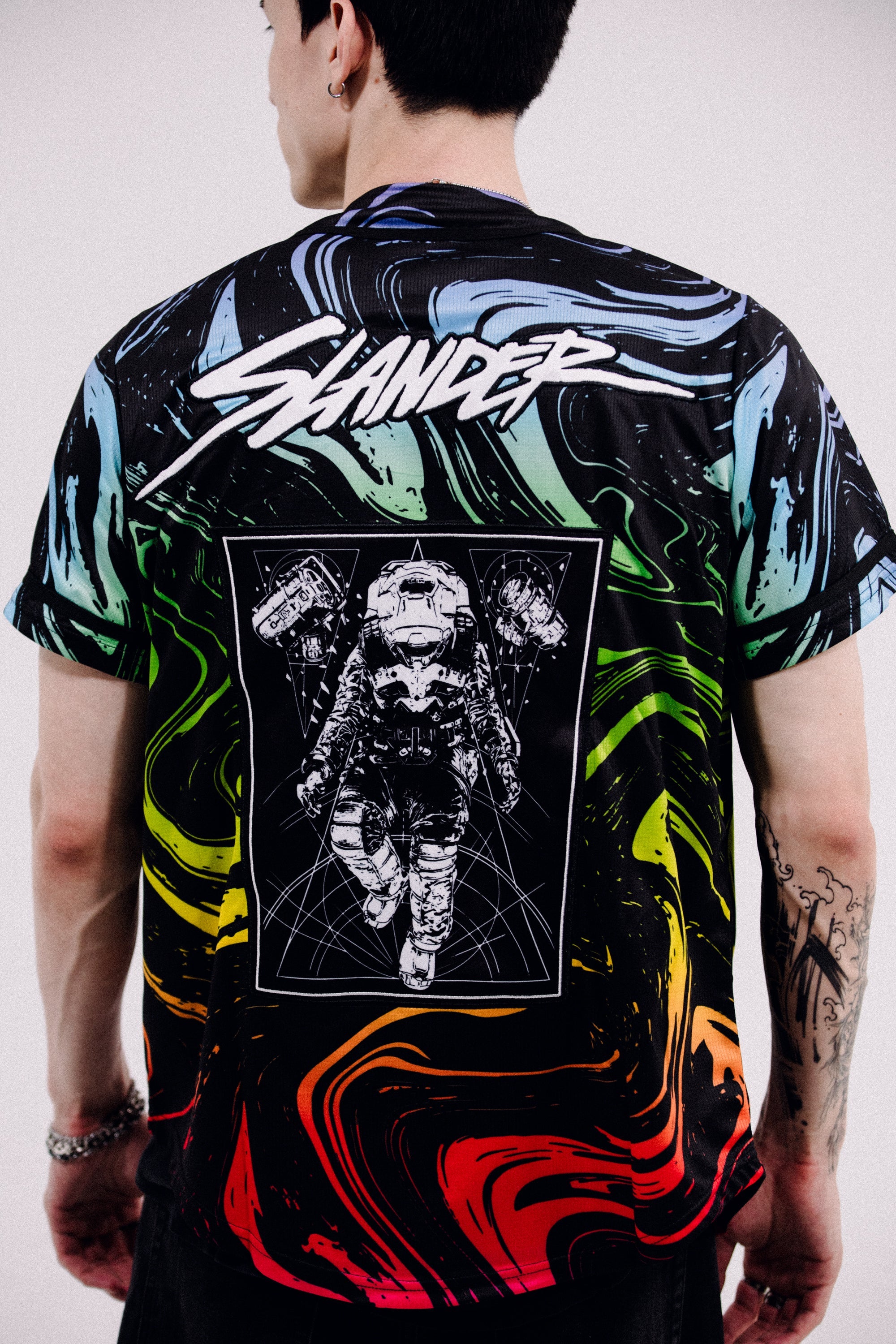 SPACEMAN JERSEY - RAINBOW MARBLE