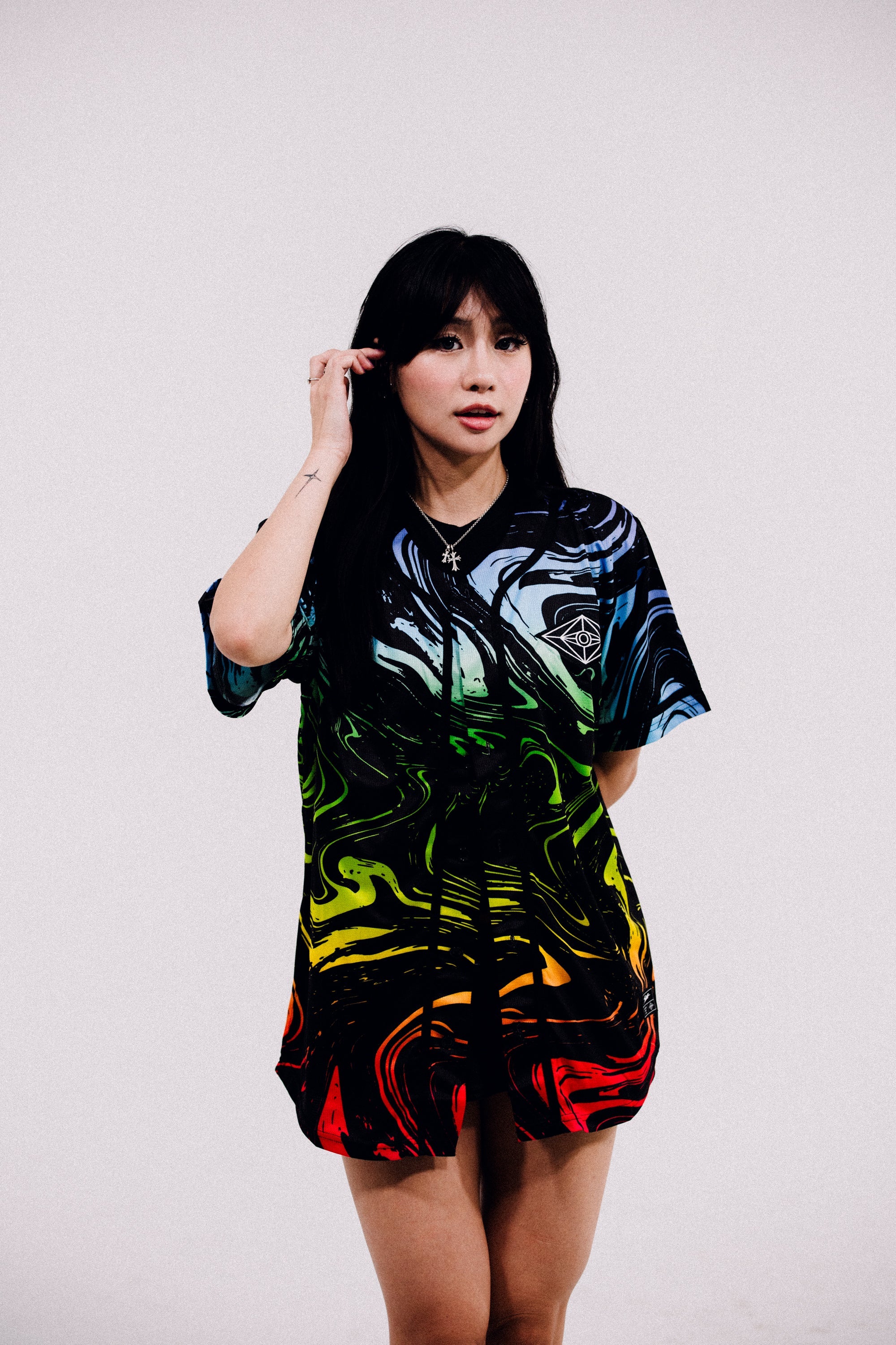 SPACEMAN JERSEY - RAINBOW MARBLE