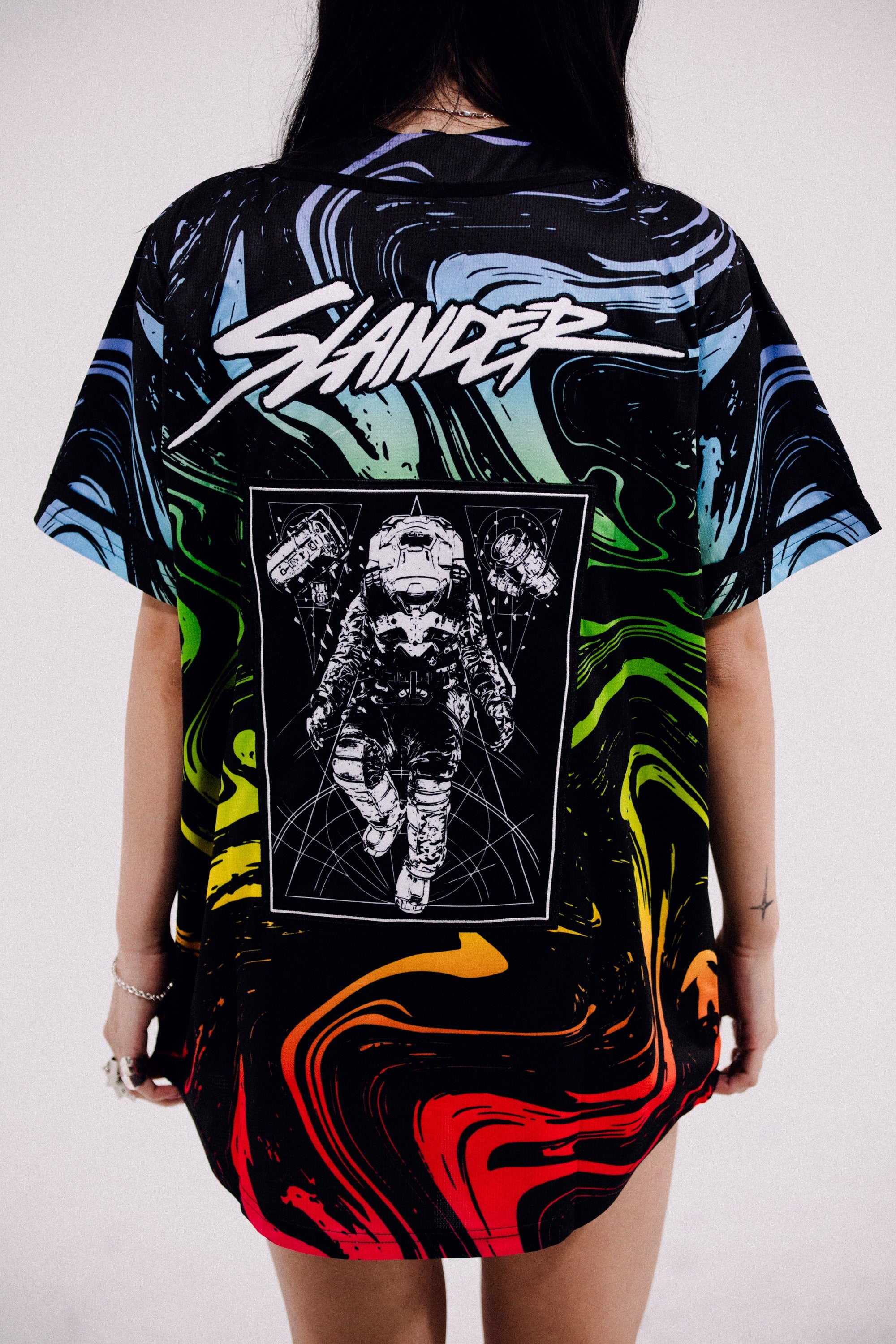 SPACEMAN JERSEY - RAINBOW MARBLE