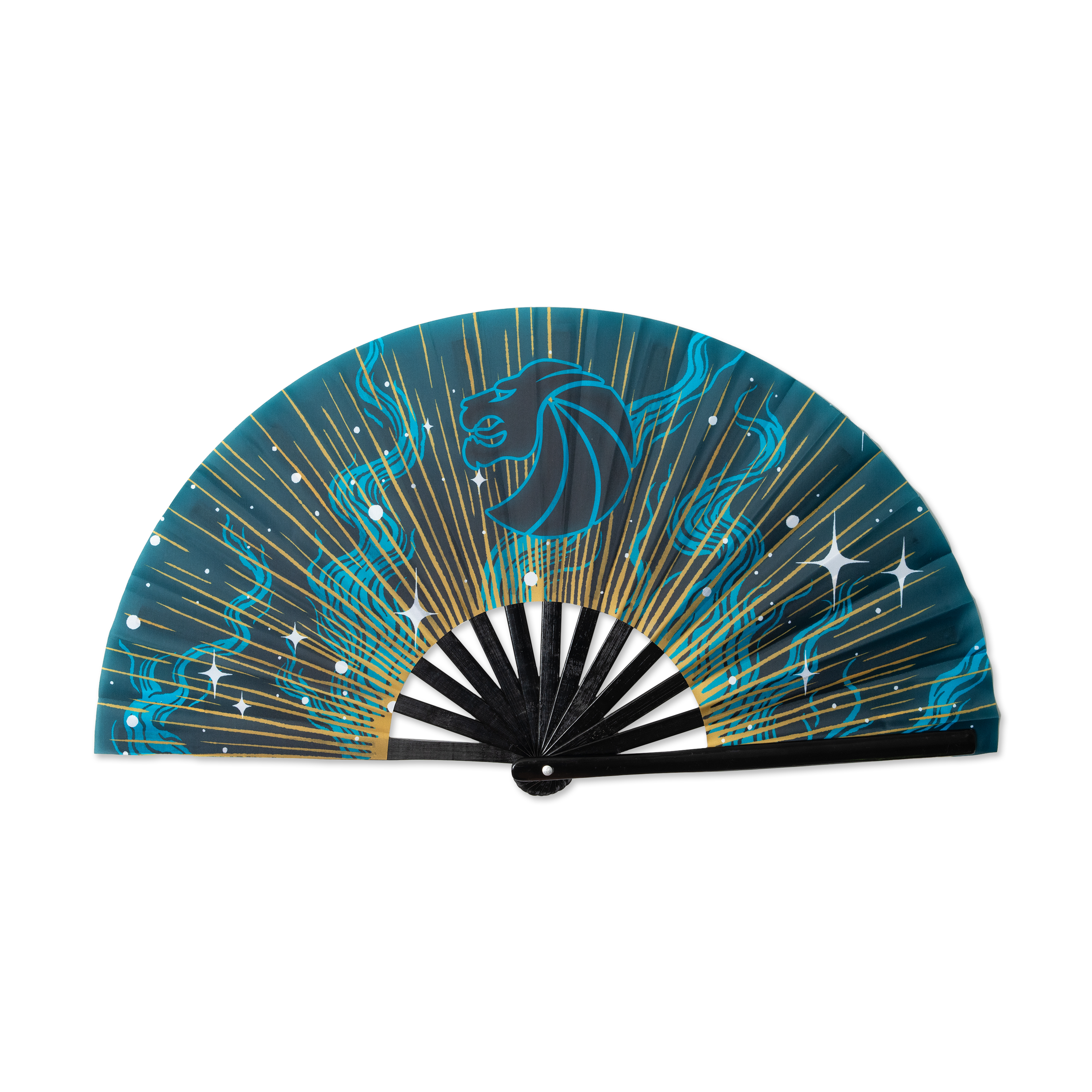 City in the Sky Hand Fan