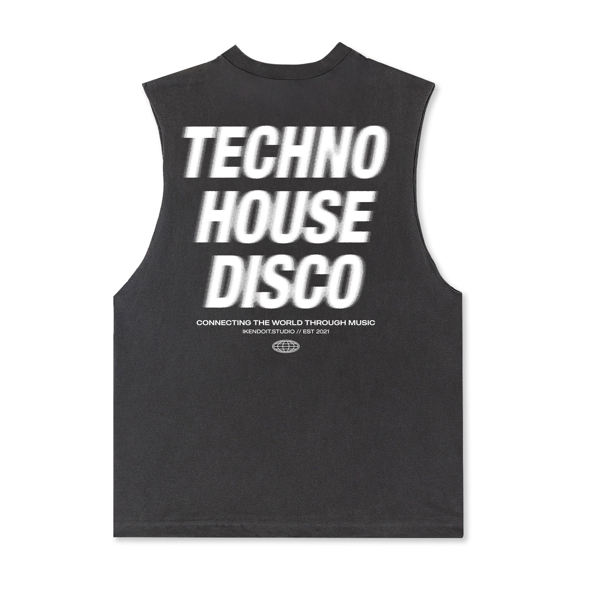 Techno x House x Disco Sleeveless Tee