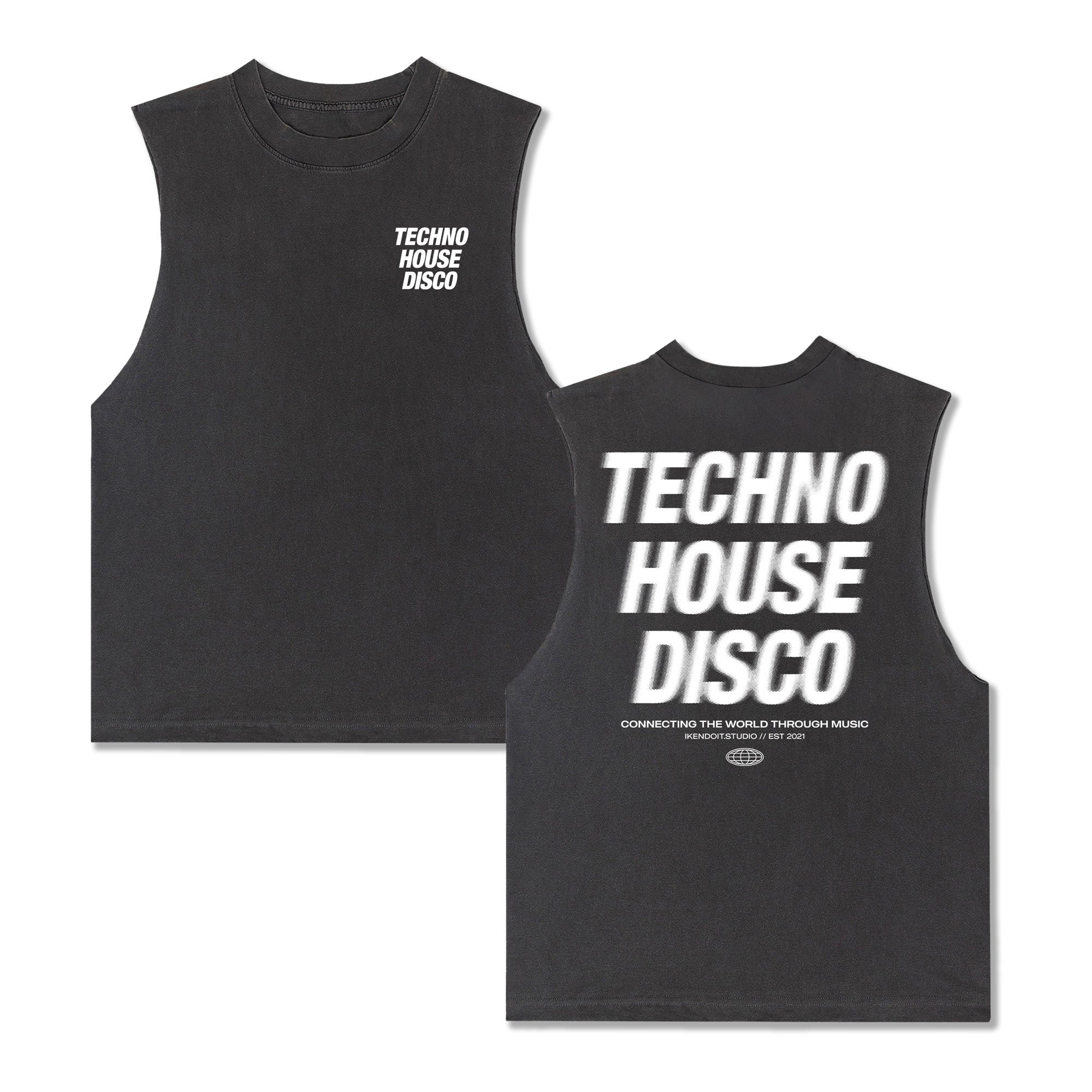 Techno x House x Disco Sleeveless Tee
