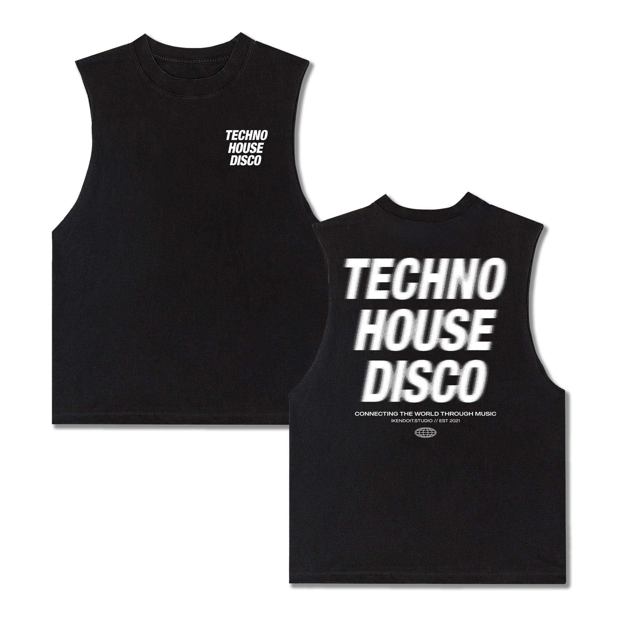 Techno x House x Disco Sleeveless Tee