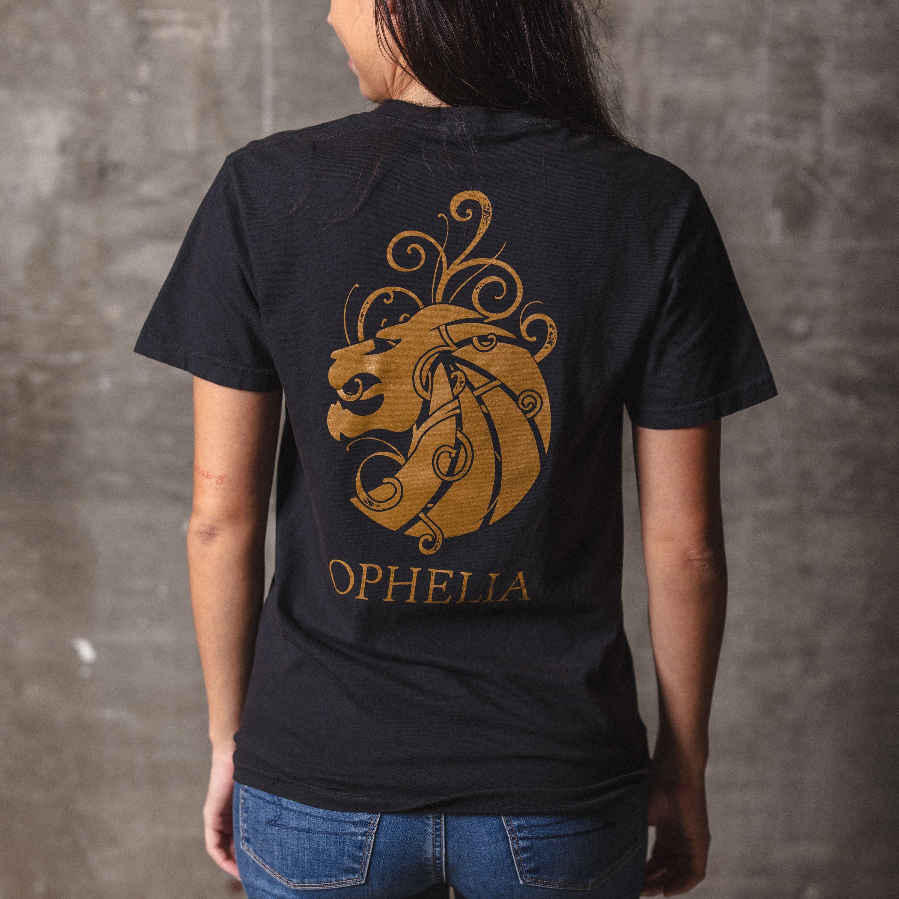 Ophelia x Seven Lions Black Tee