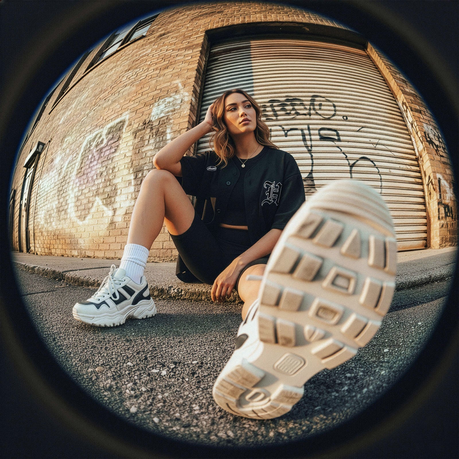 [House] Baseball Jersey / Black