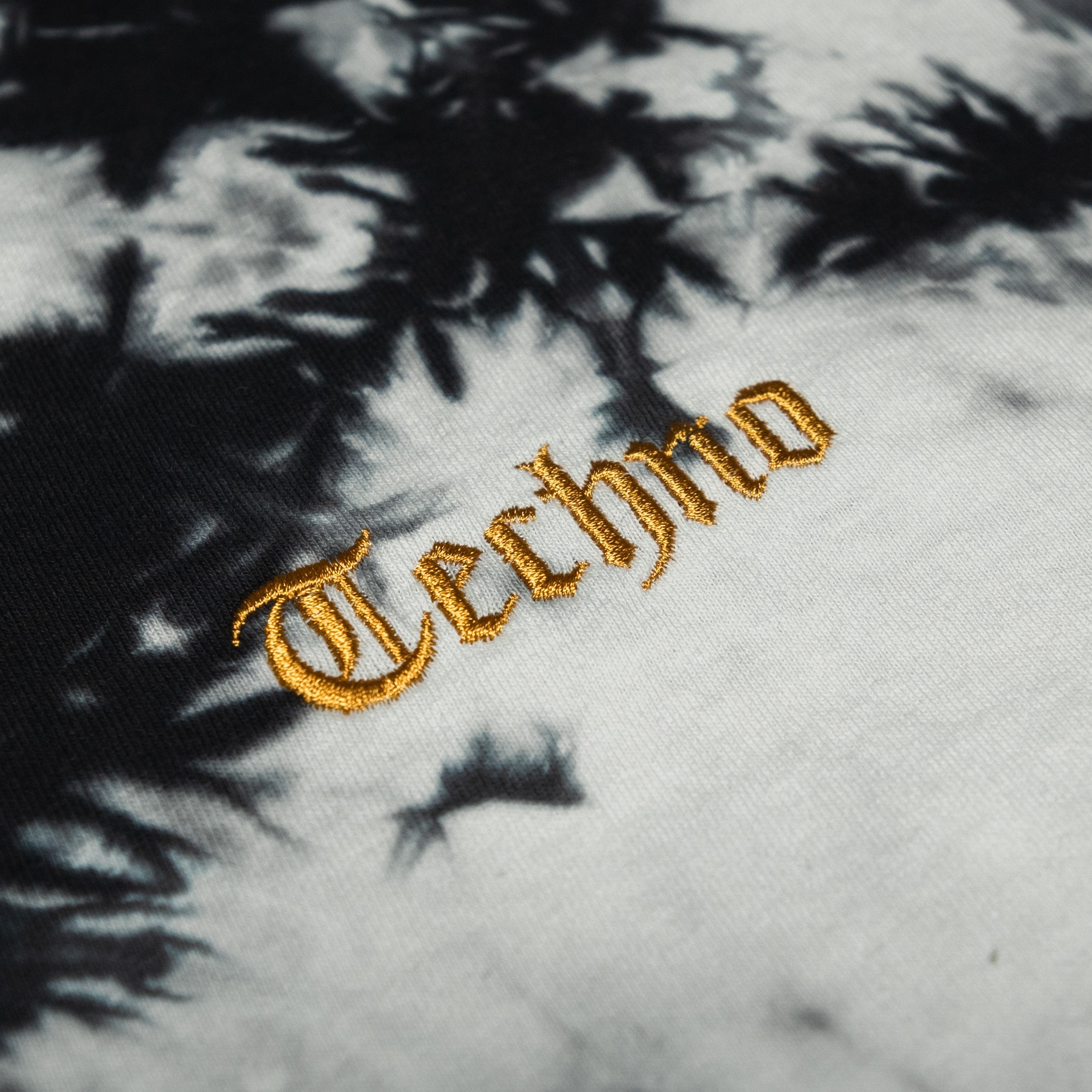 Techno Olde English Crystal Dye Oversized Tee