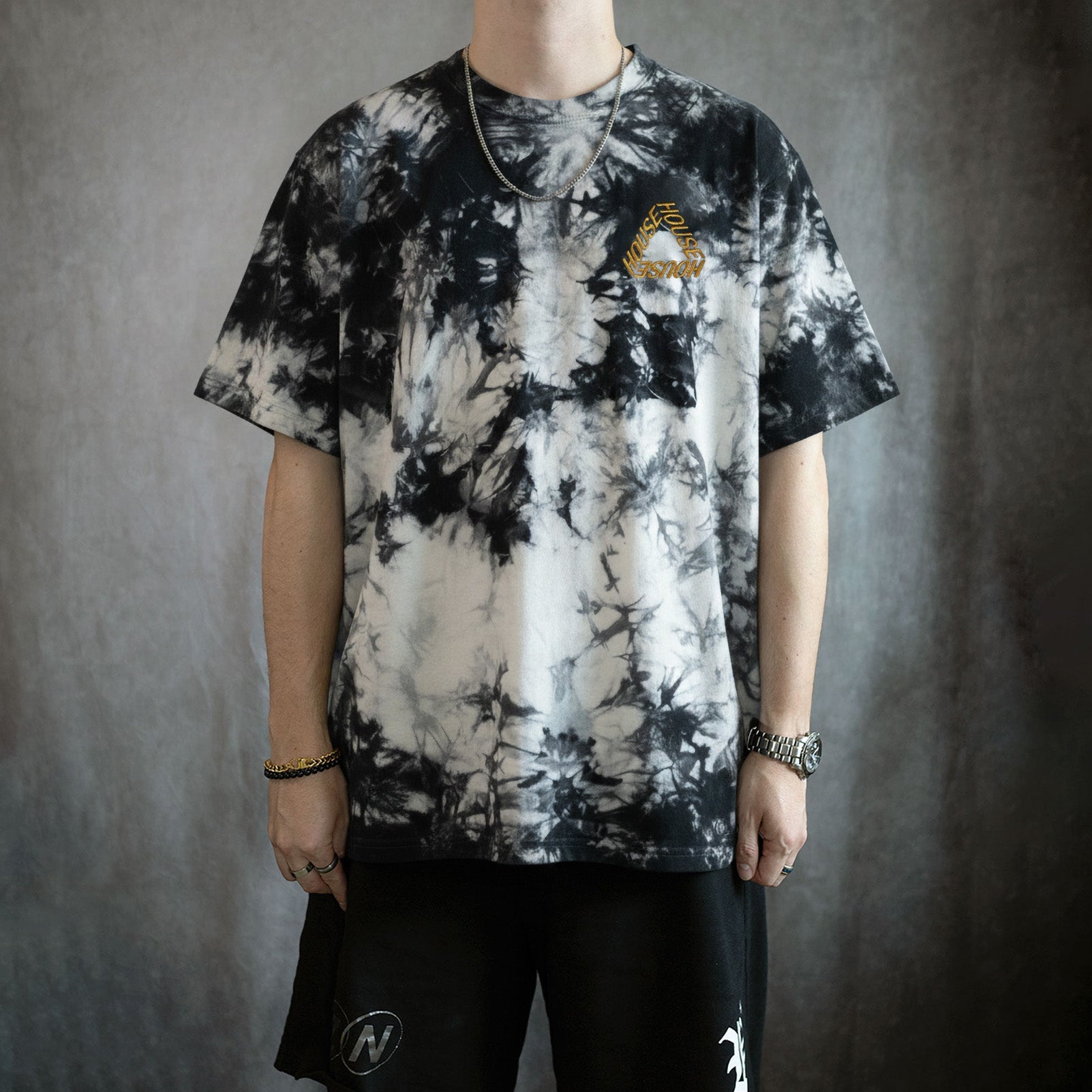 Crystal Dye Tri [House] Oversized Tee