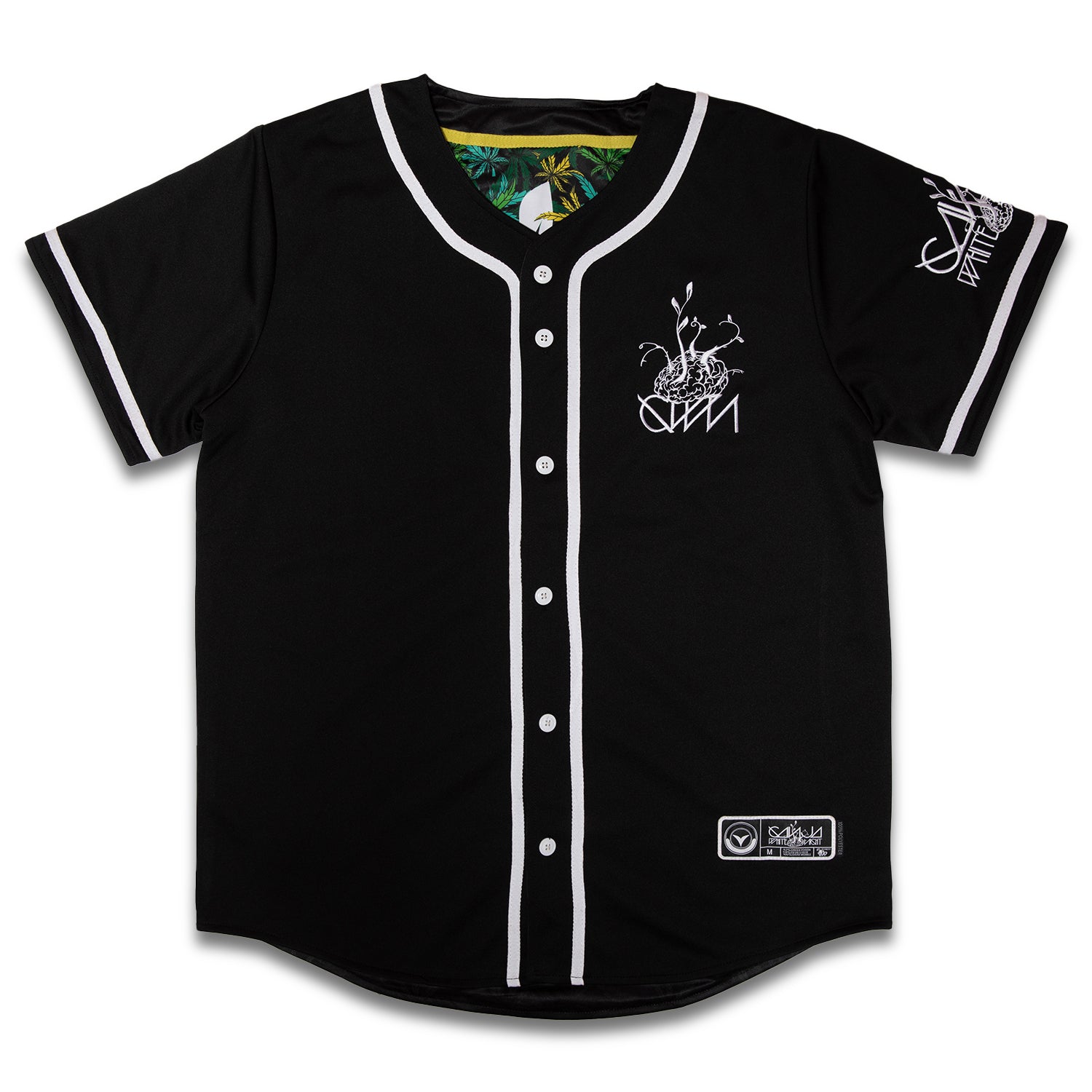 Reversible Jersey - Baseball Jersey - Ganja White Night