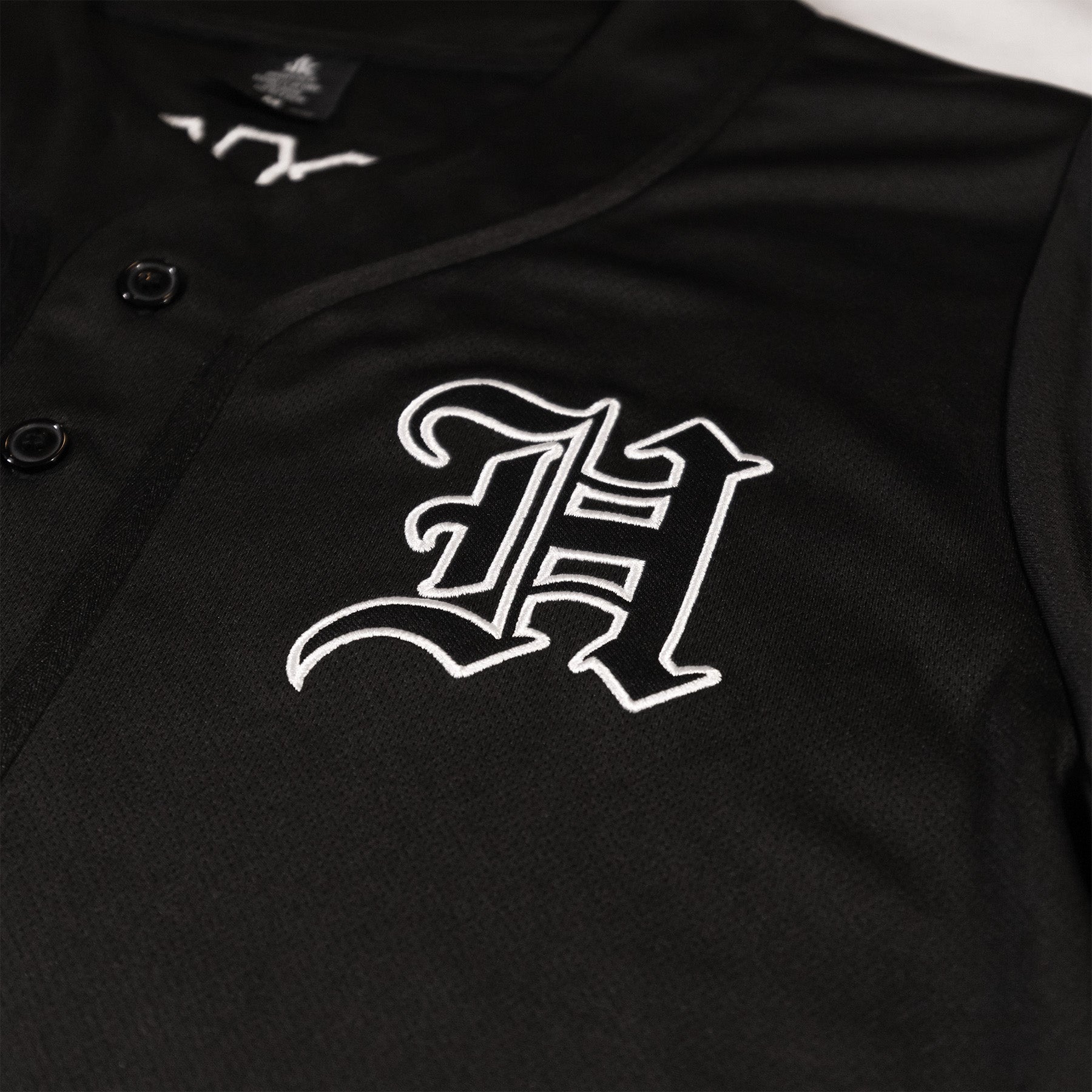[House] Baseball Jersey / Black