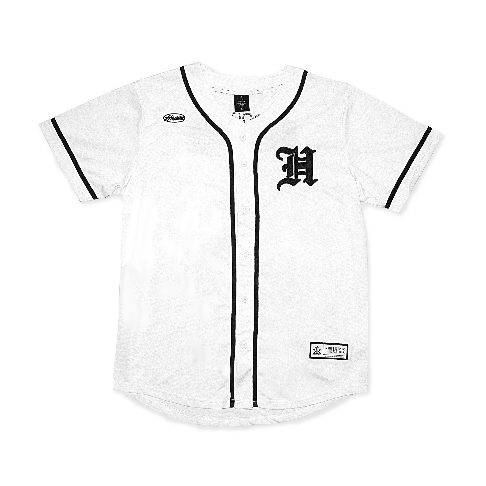[House] Baseball Jersey / White