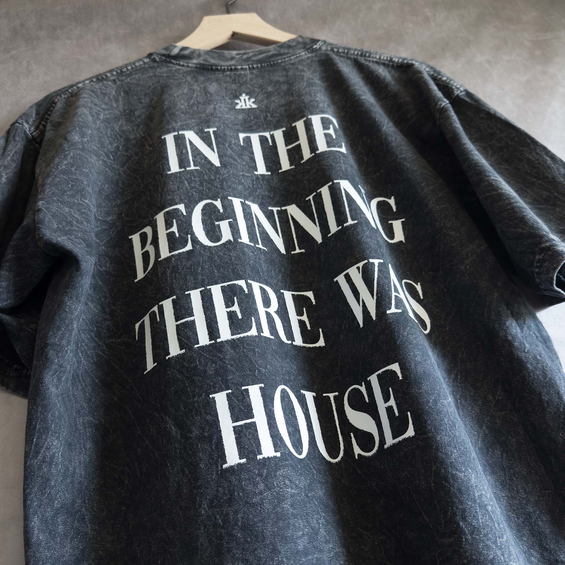 In The Beginning...[House] Tee / Carbon Black
