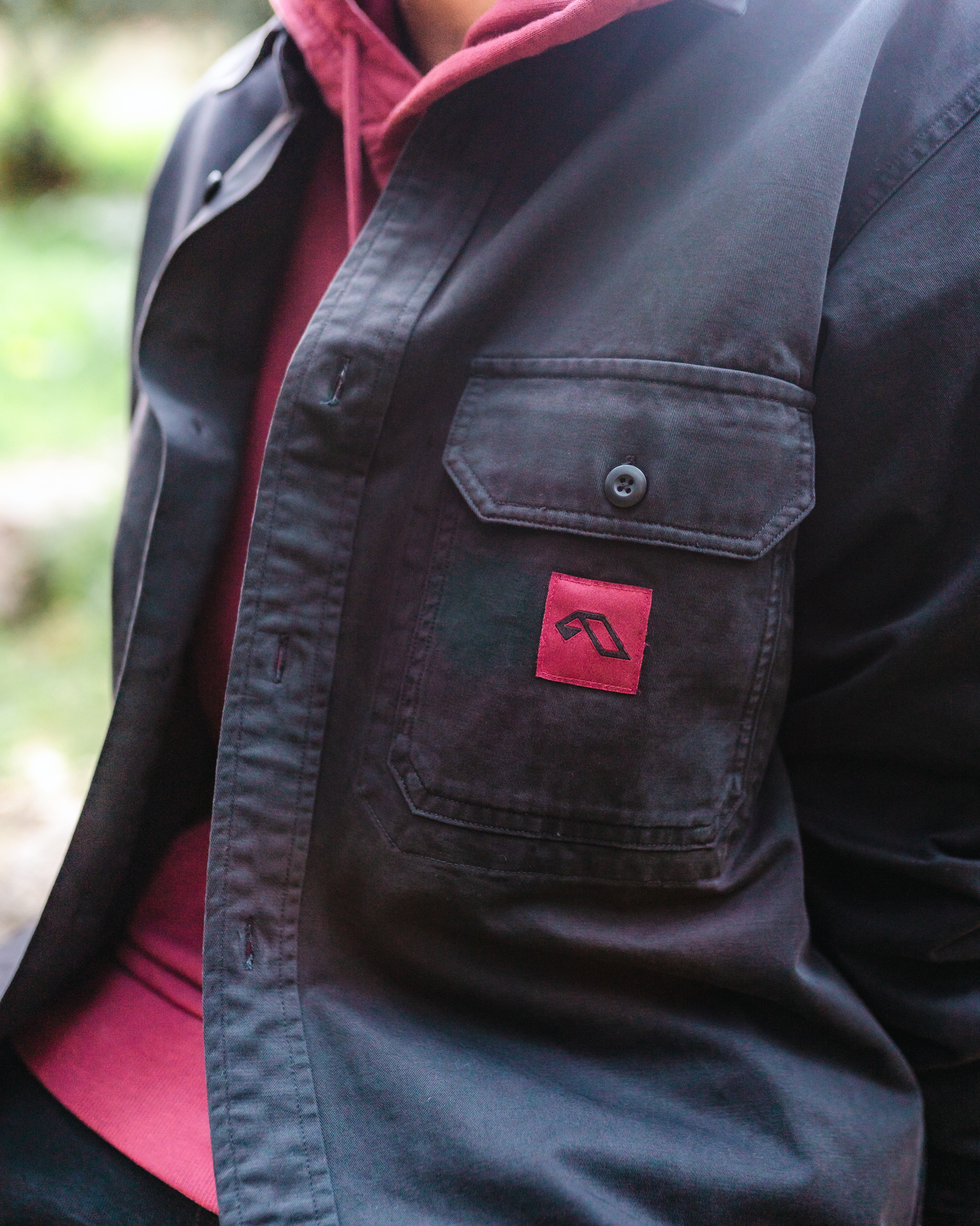 Anjunadeep Anjunadeep Black Shirt Jacket Shirt Jacket Anjunadeep Black Shirt Jacket - S