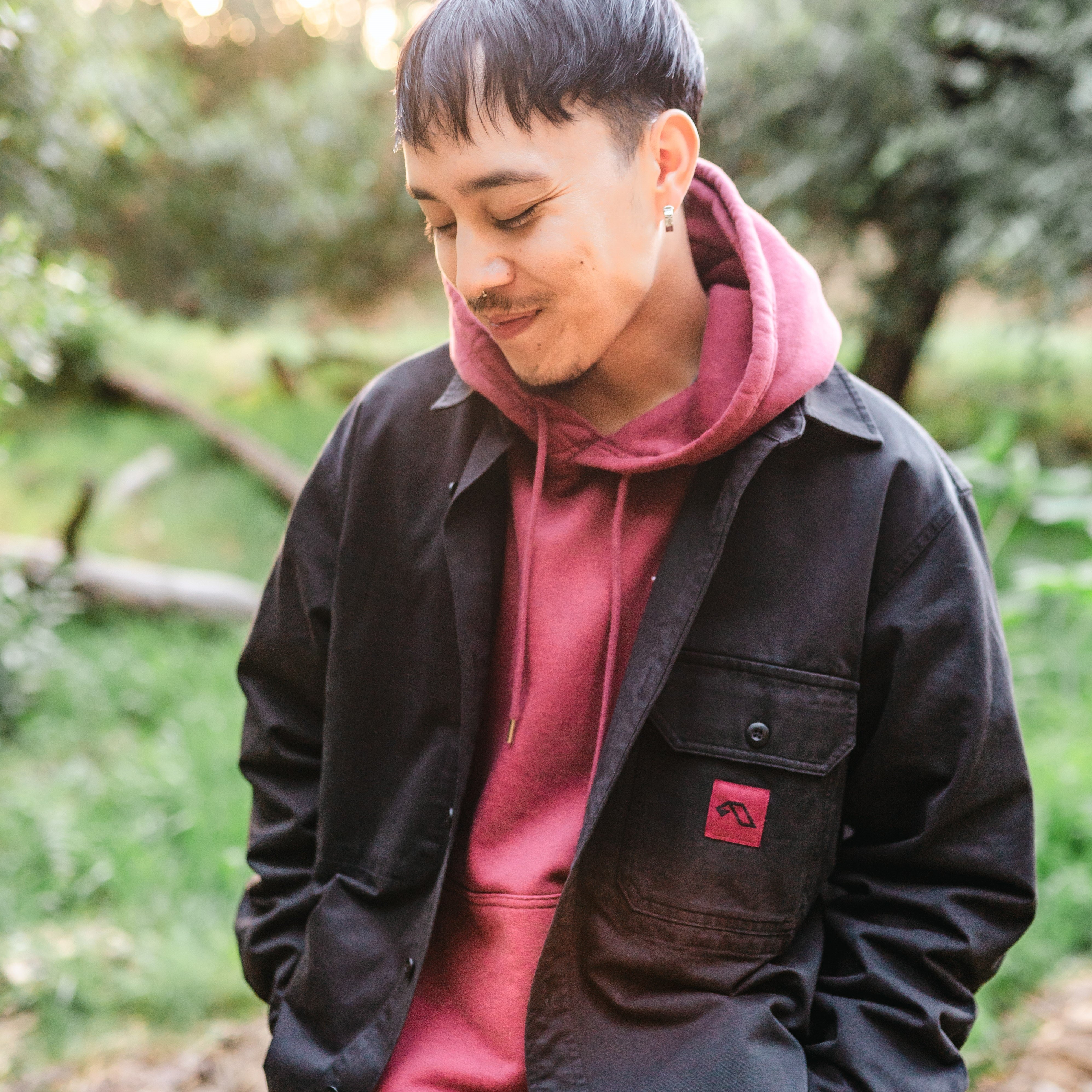 Anjunadeep Anjunadeep Black Shirt Jacket Shirt Jacket Anjunadeep Black Shirt Jacket - S