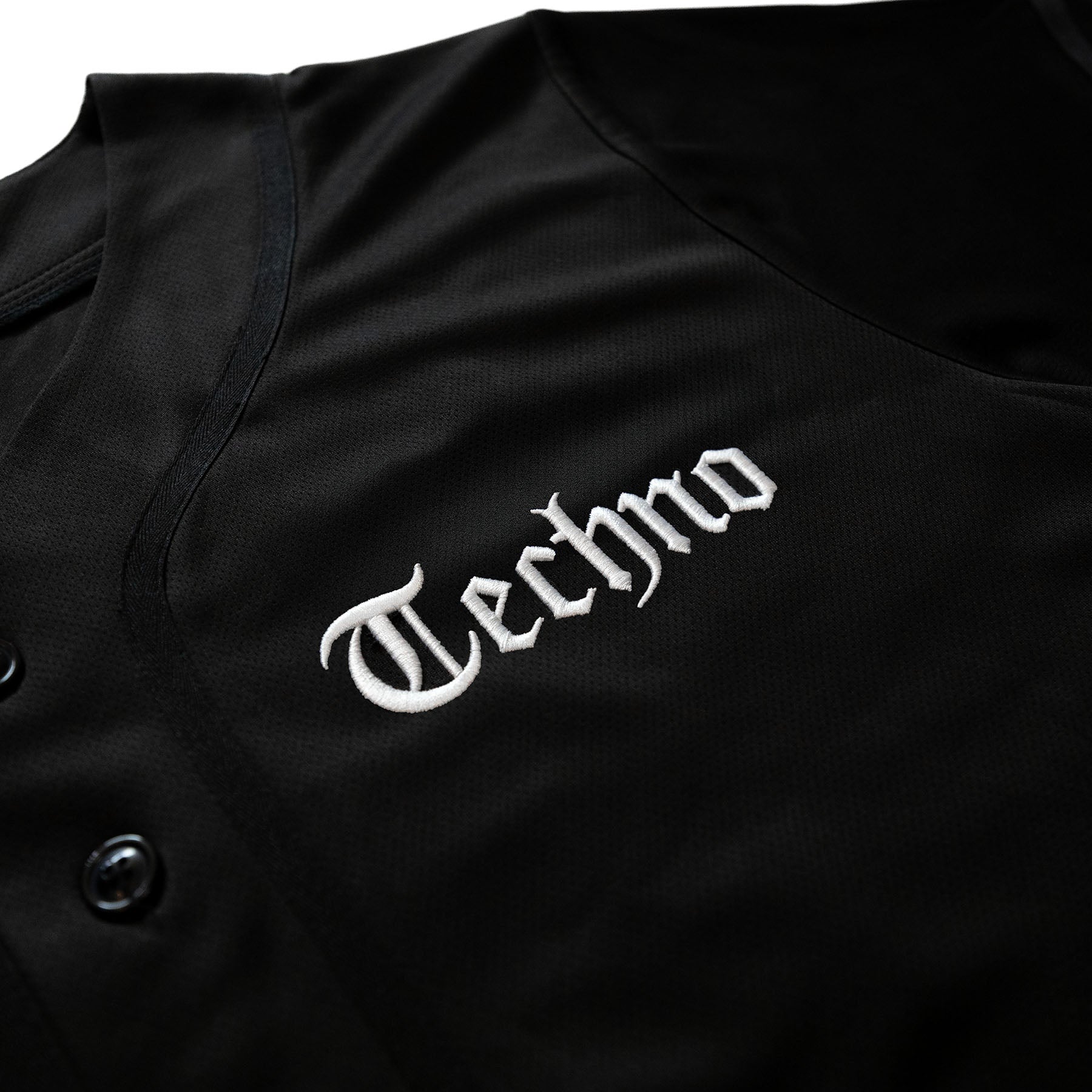 Techno Baseball Jersey / Black