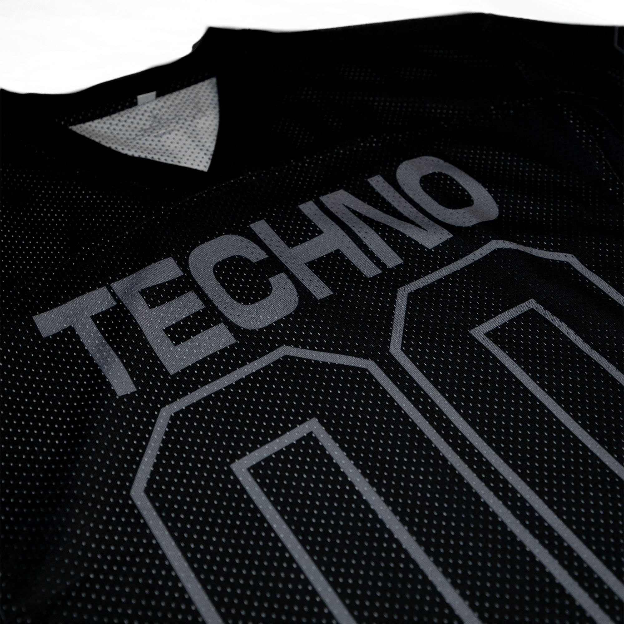 Techno Football Jersey / Black