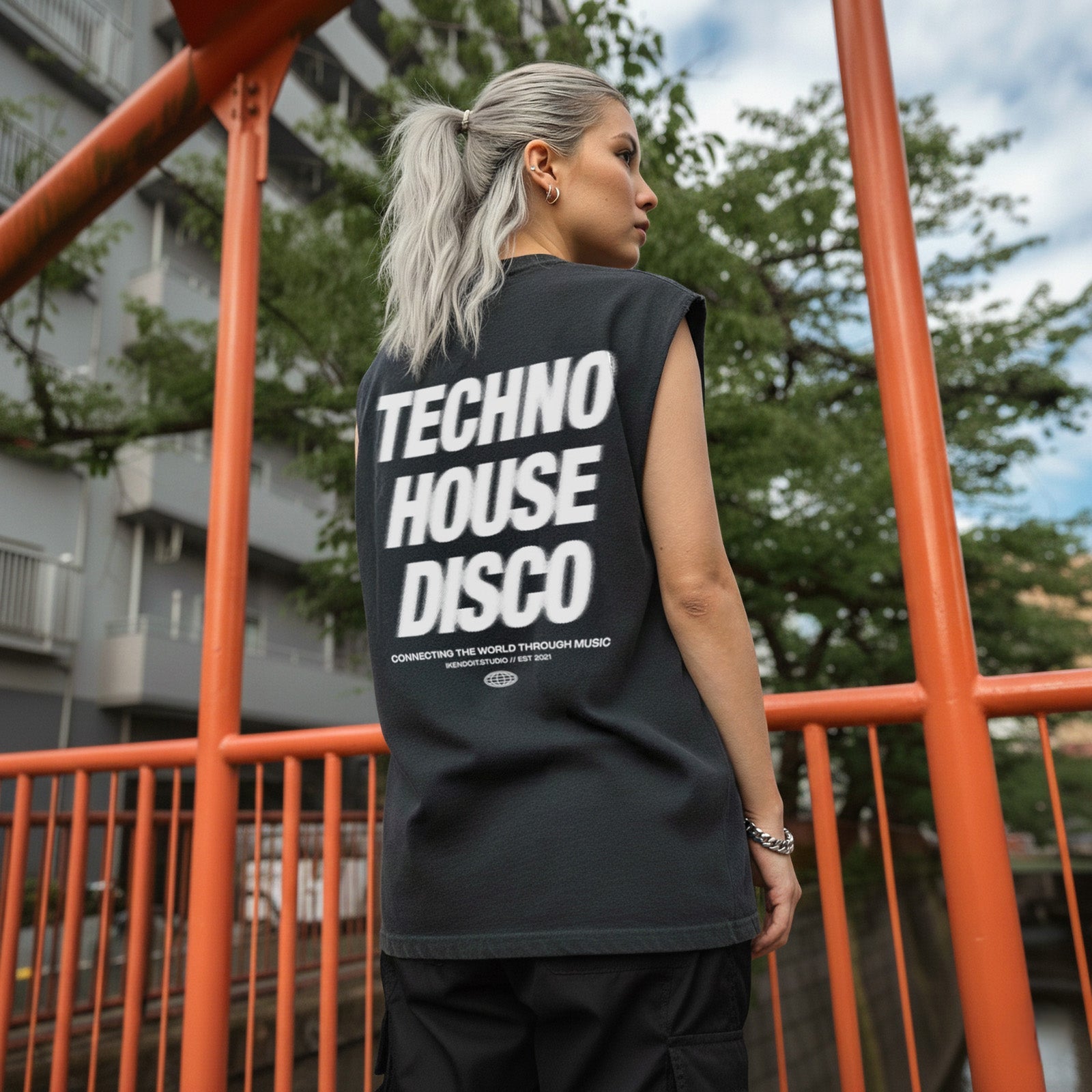 Techno x House x Disco Sleeveless Tee