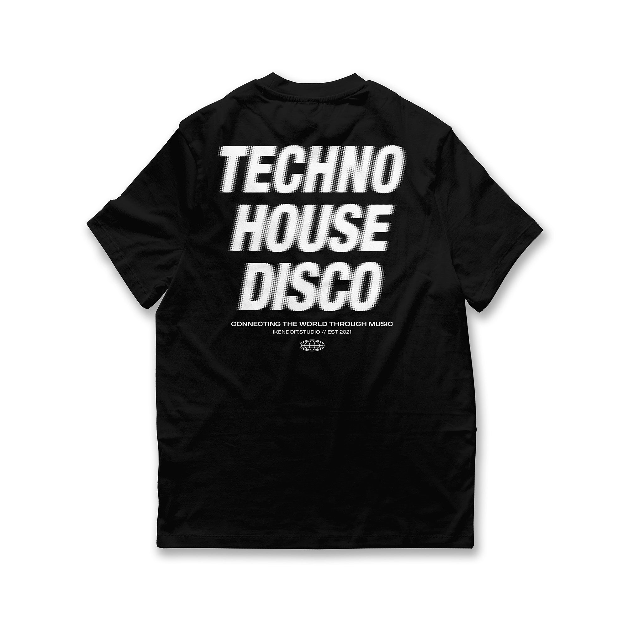 Techno x House x Disco Tee / Black