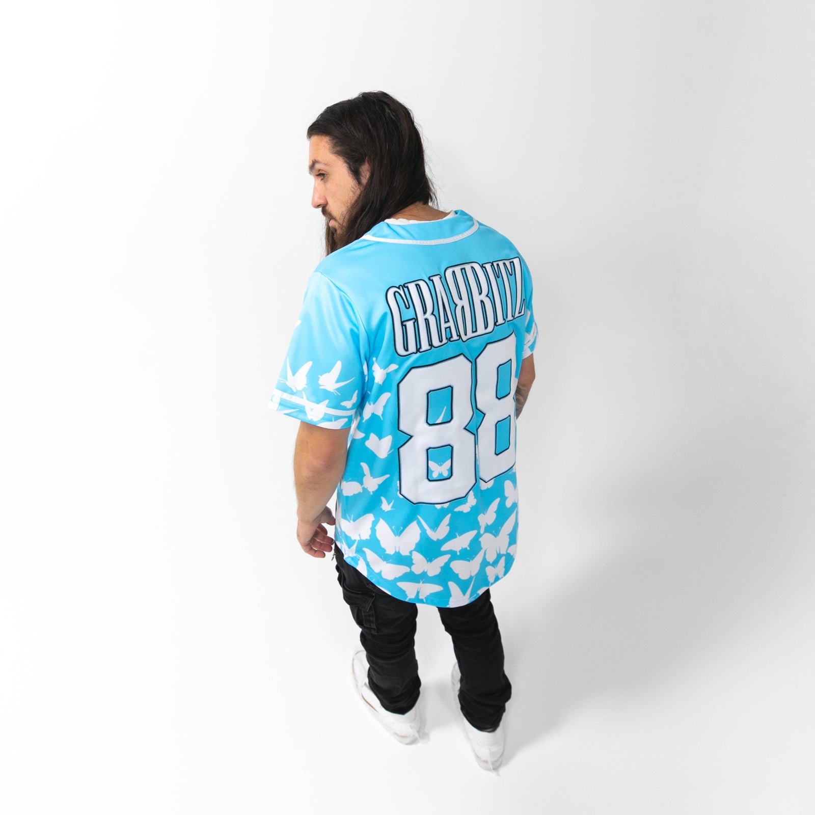 The Blue Butterfly Hockey Jersey — Grabbitz