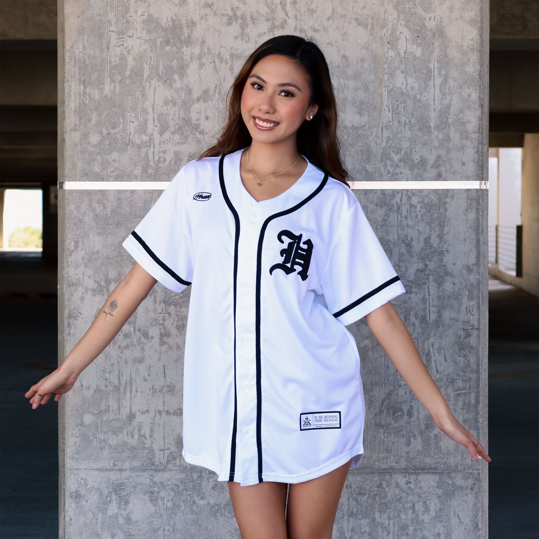 [House] Baseball Jersey / White