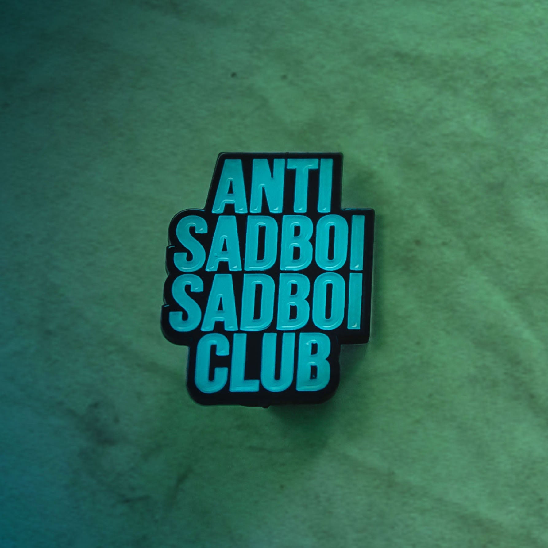 Anti Sadboi Pin - Enamel Pin -  Said the Sky-  Electric Family Official Artist Merchandise