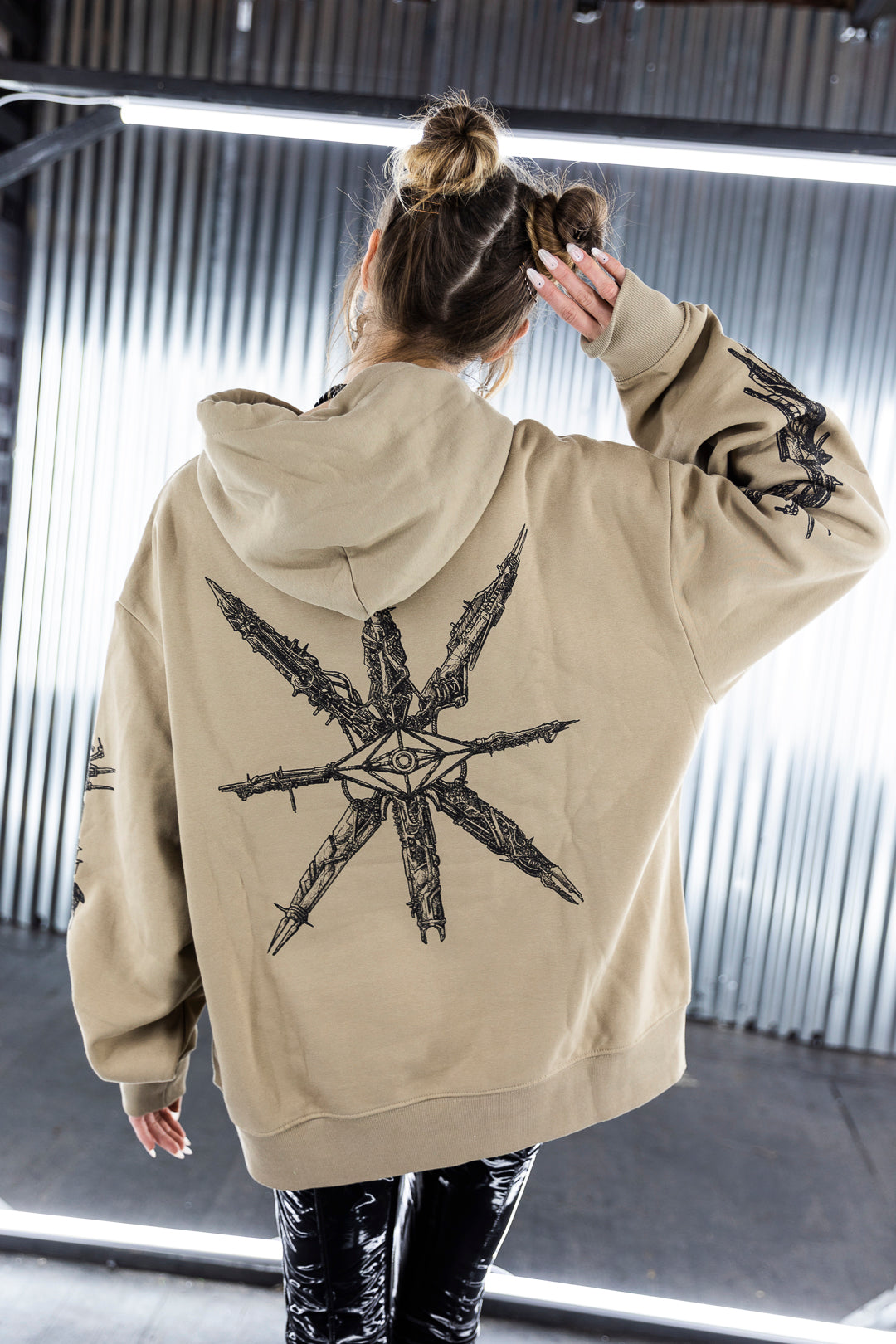 SAND MECHANICAL HOODIE (HEAVYWEIGHT)