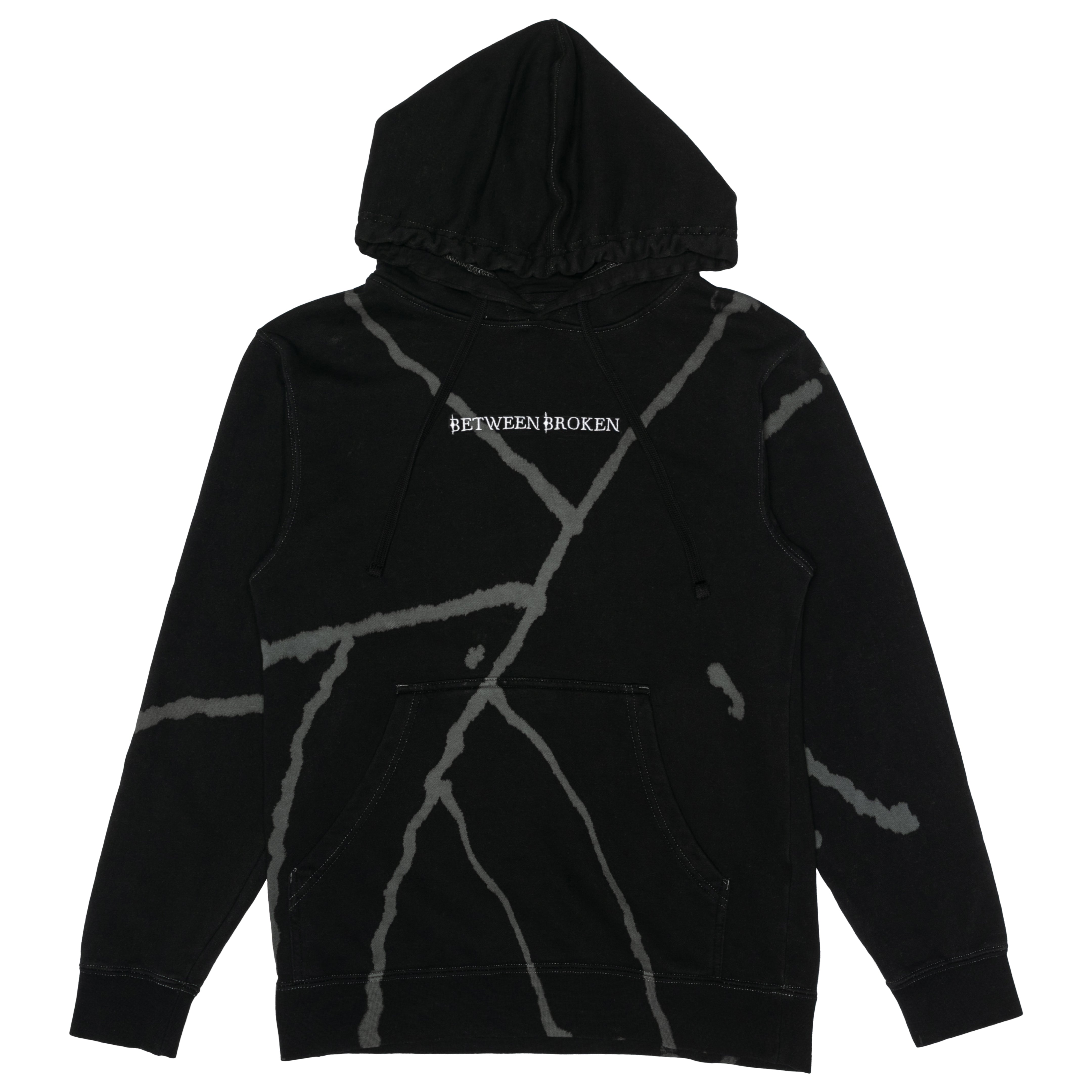 Dabin - Between Broken Kintsugi Dye Embroidered Hoodie - Hoodie -  Dabin-  Electric Family Official Artist Merchandise