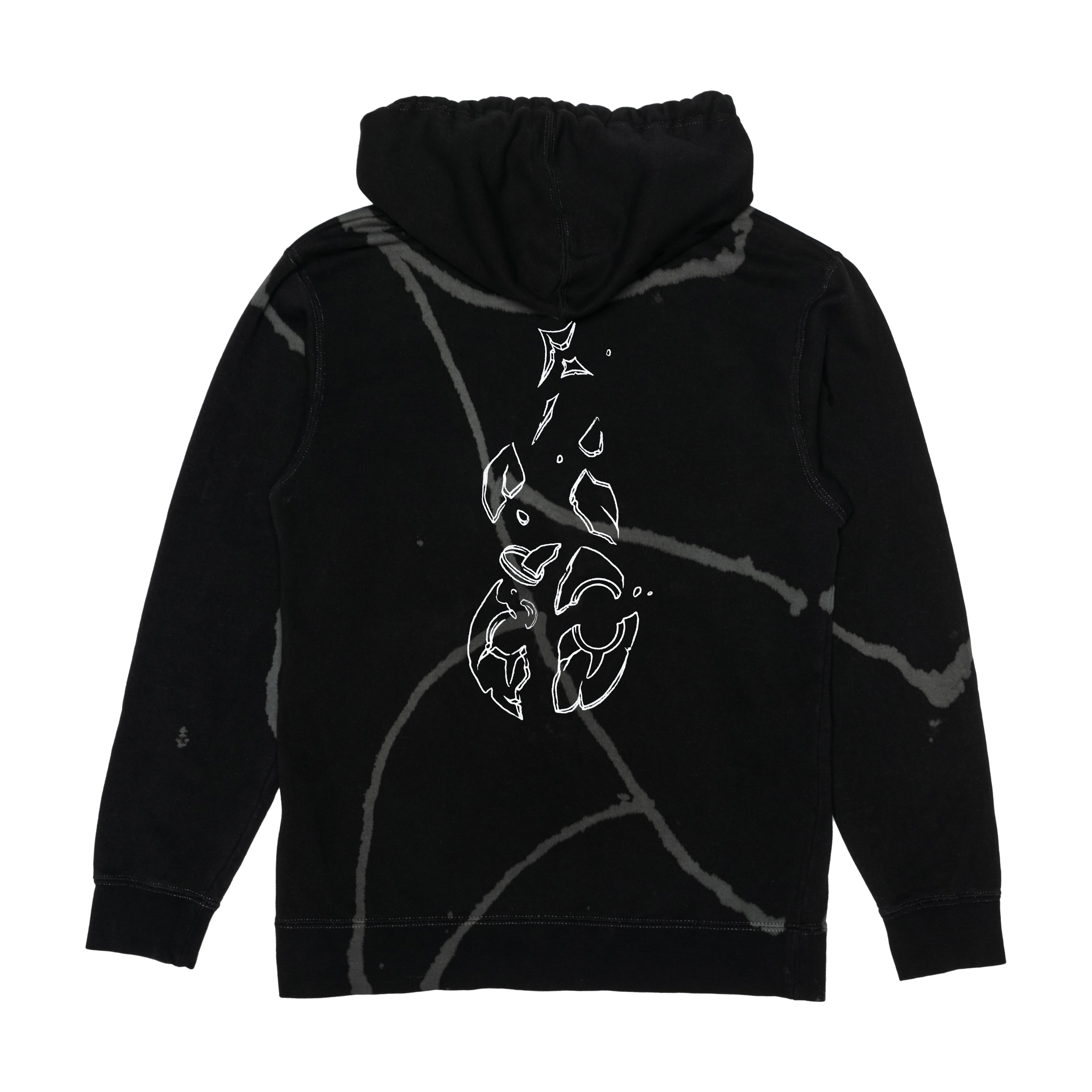 Dabin - Between Broken Kintsugi Dye Embroidered Hoodie - Hoodie -  Dabin-  Electric Family Official Artist Merchandise