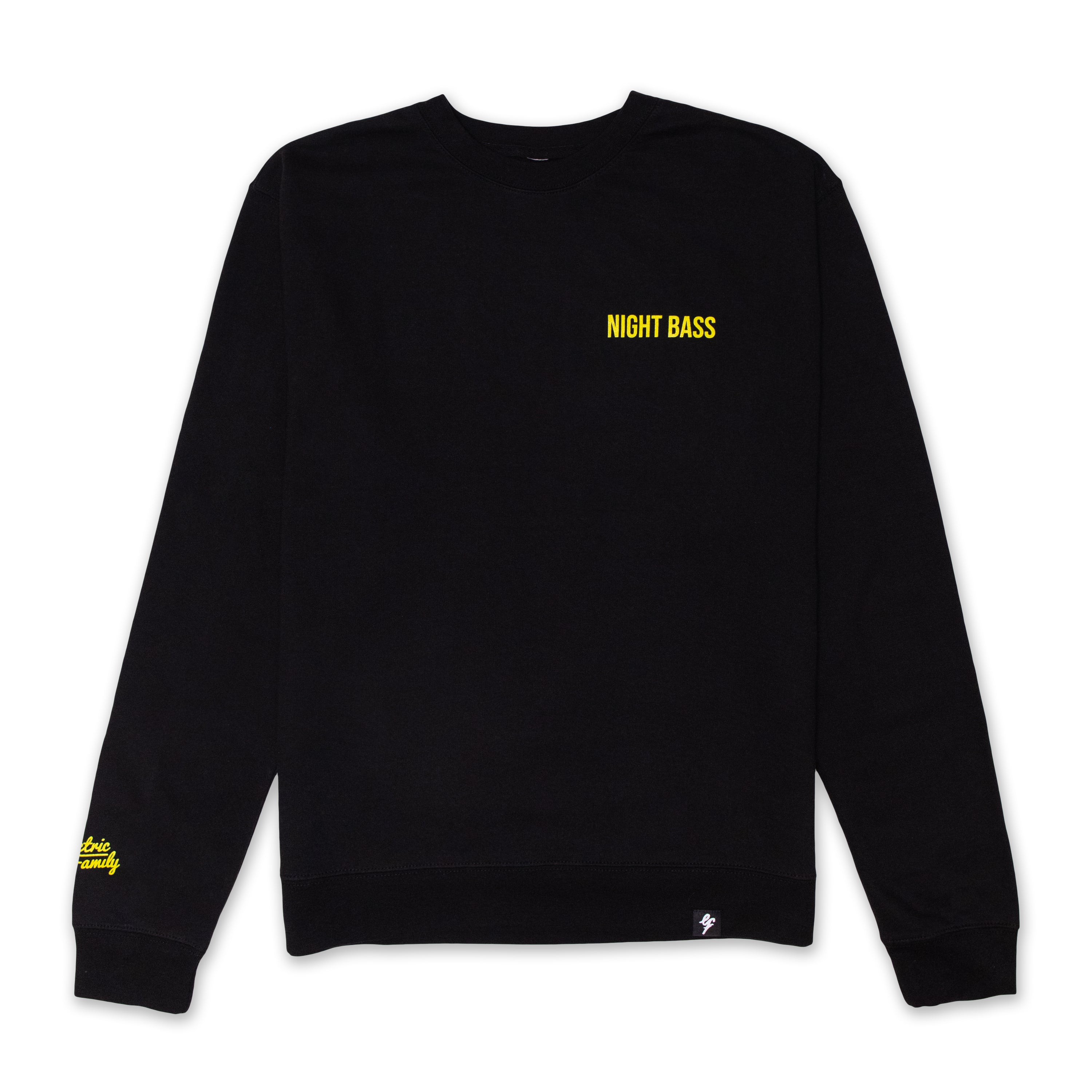 EF x Night Bass Crewneck - Crewneck Sweater -  Electric Family-  Electric Family Official Artist Merchandise