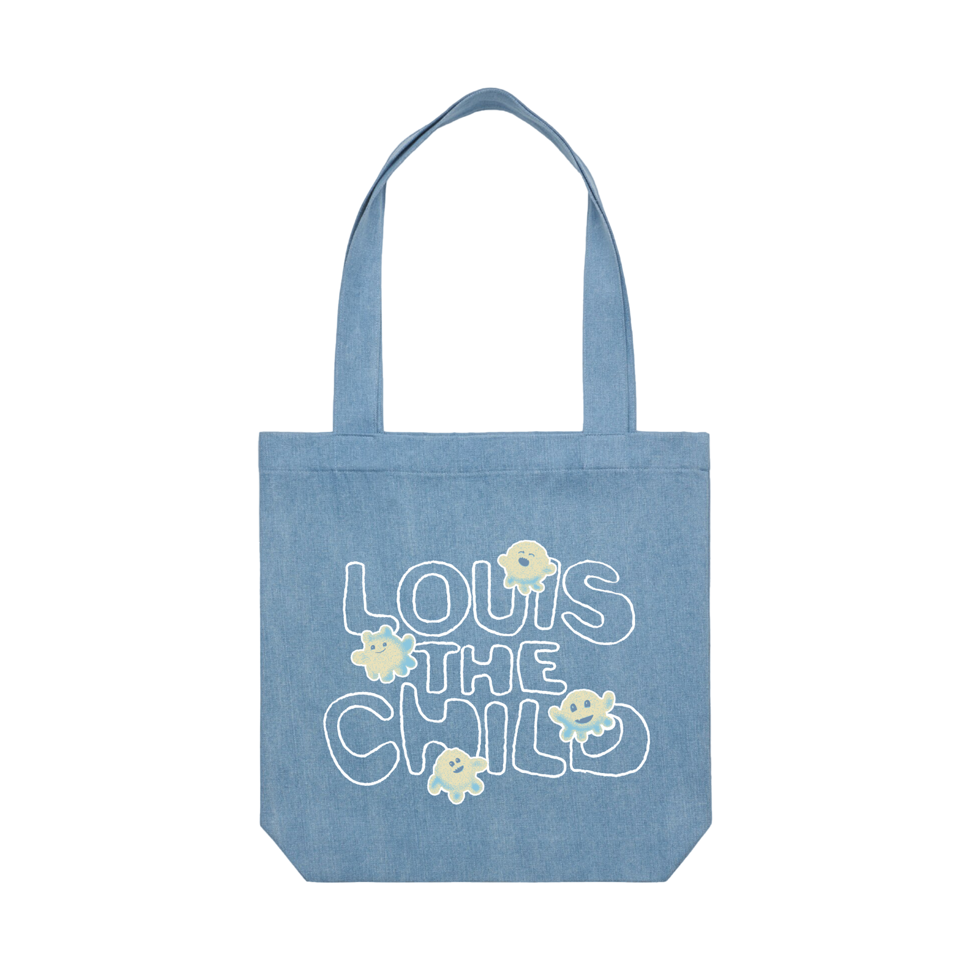 Denim Cloud Monster Tote