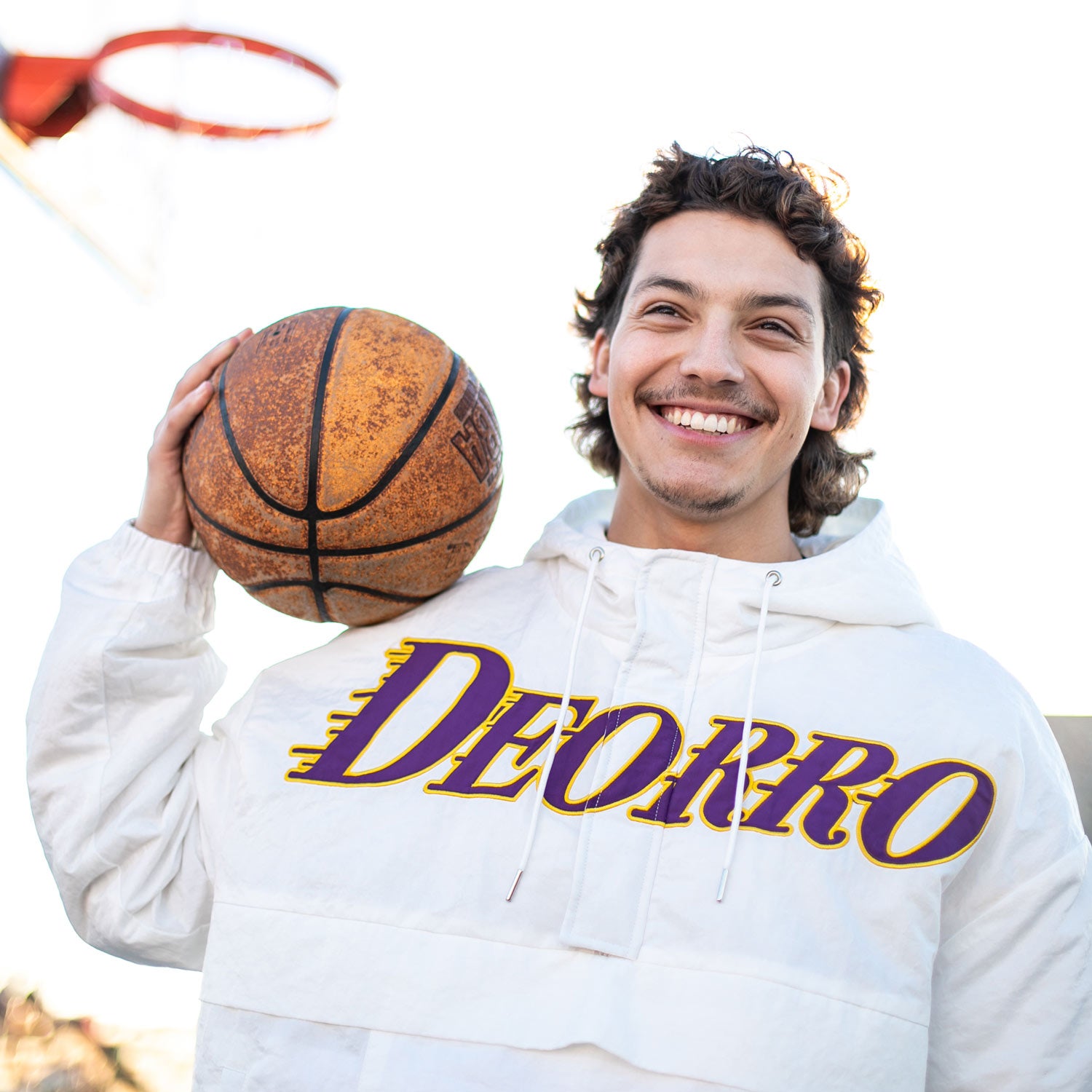 EF x Deorro Jacket - White - Windbreaker -  Electric Family-  Electric Family Official Artist Merchandise