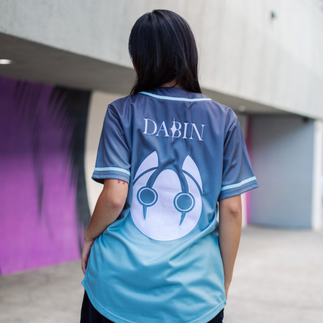 Dabin - Wild Youth Gradient Baseball Jersey - Baseball Jersey -  Dabin-  Electric Family Official Artist Merchandise