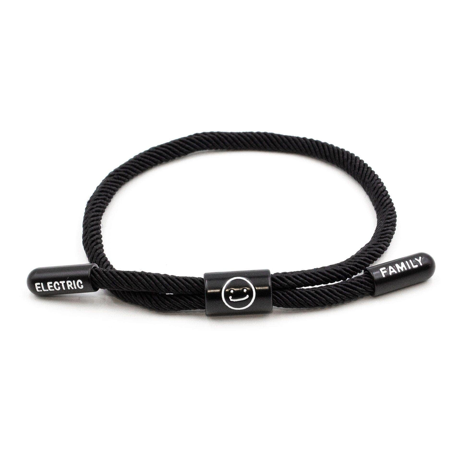 Good Times New School Bracelet (Black/Black) - New School Bracelet -  Electric Family-  Electric Family Official Artist Merchandise