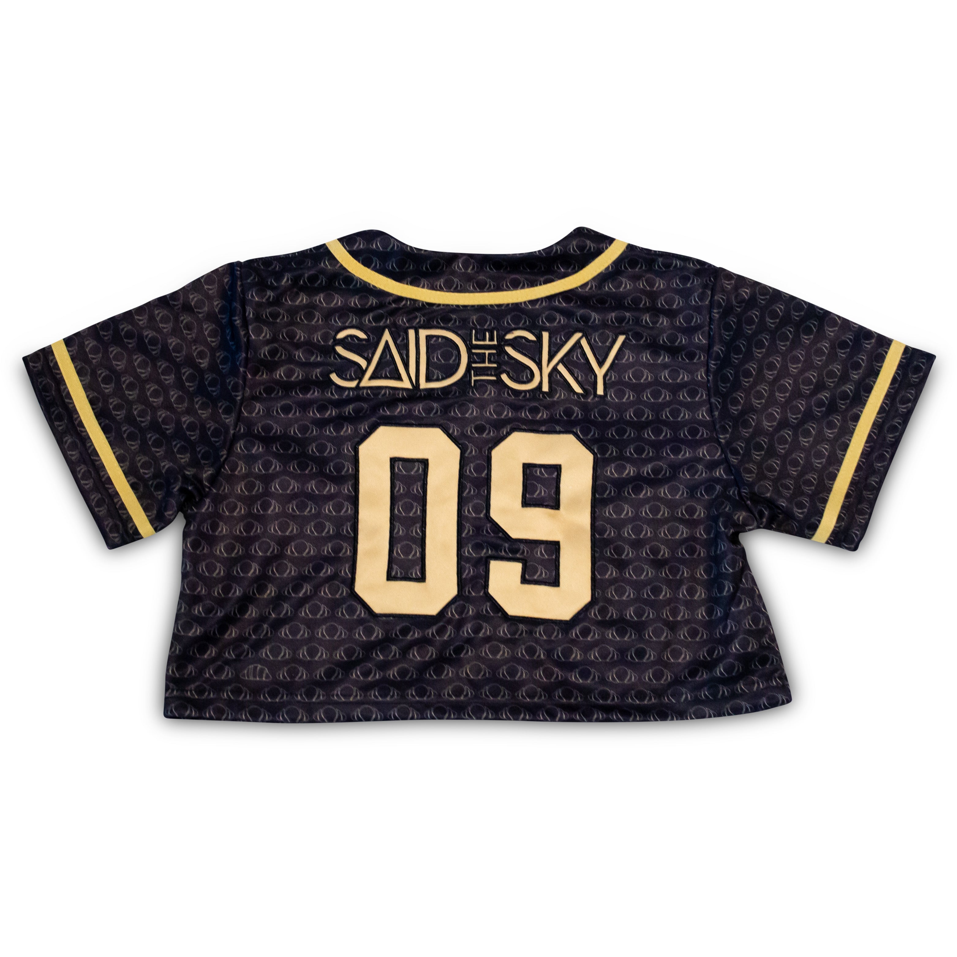 STS Women Crop Jersey / Black - Crop Jersey -  Said the Sky-  Electric Family Official Artist Merchandise