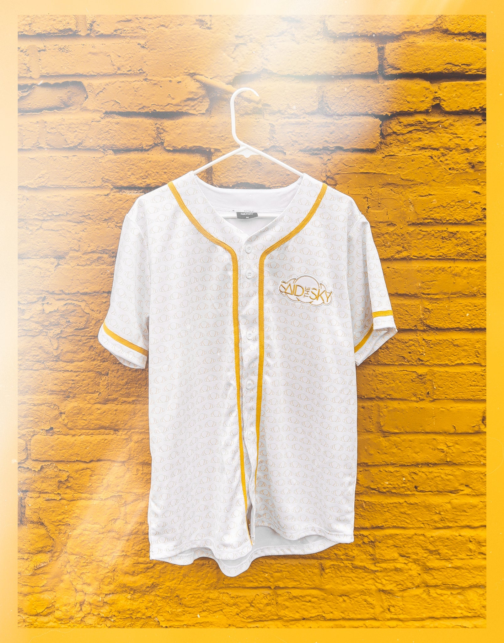 Baseball Jersey / White - Baseball Jersey -  Said the Sky-  Electric Family Official Artist Merchandise