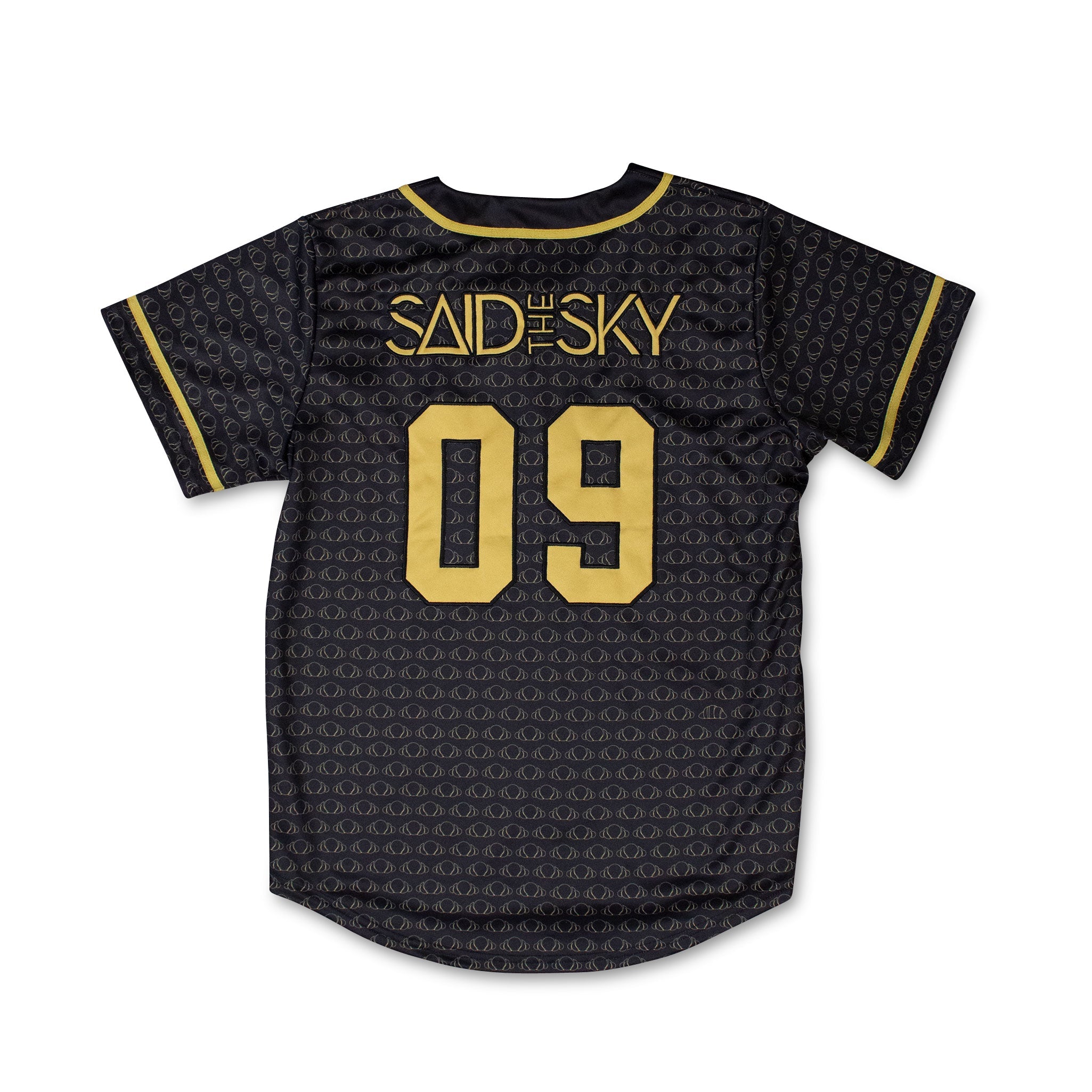 Baseball Jersey / Black - Baseball Jersey -  Said the Sky-  Electric Family Official Artist Merchandise